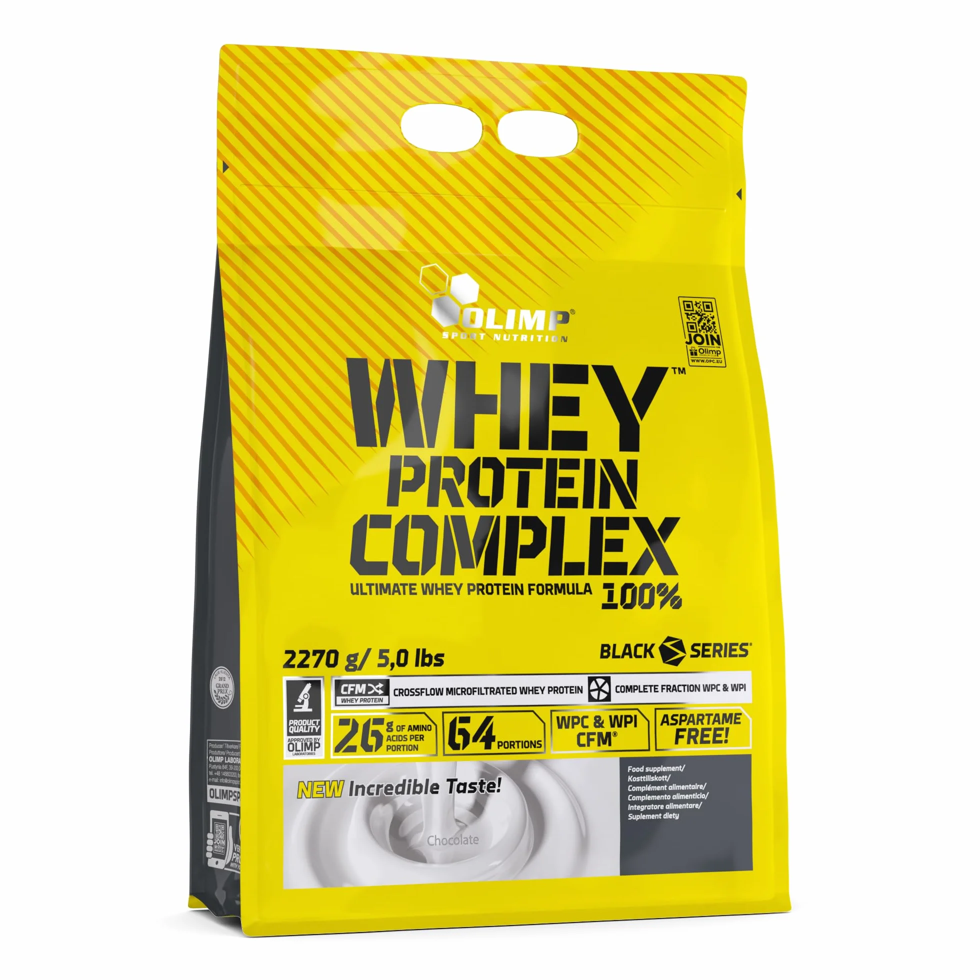 OLIMP SPORT NUTRITION Whey Protein Complex 100% - 2270 g - Czekolada