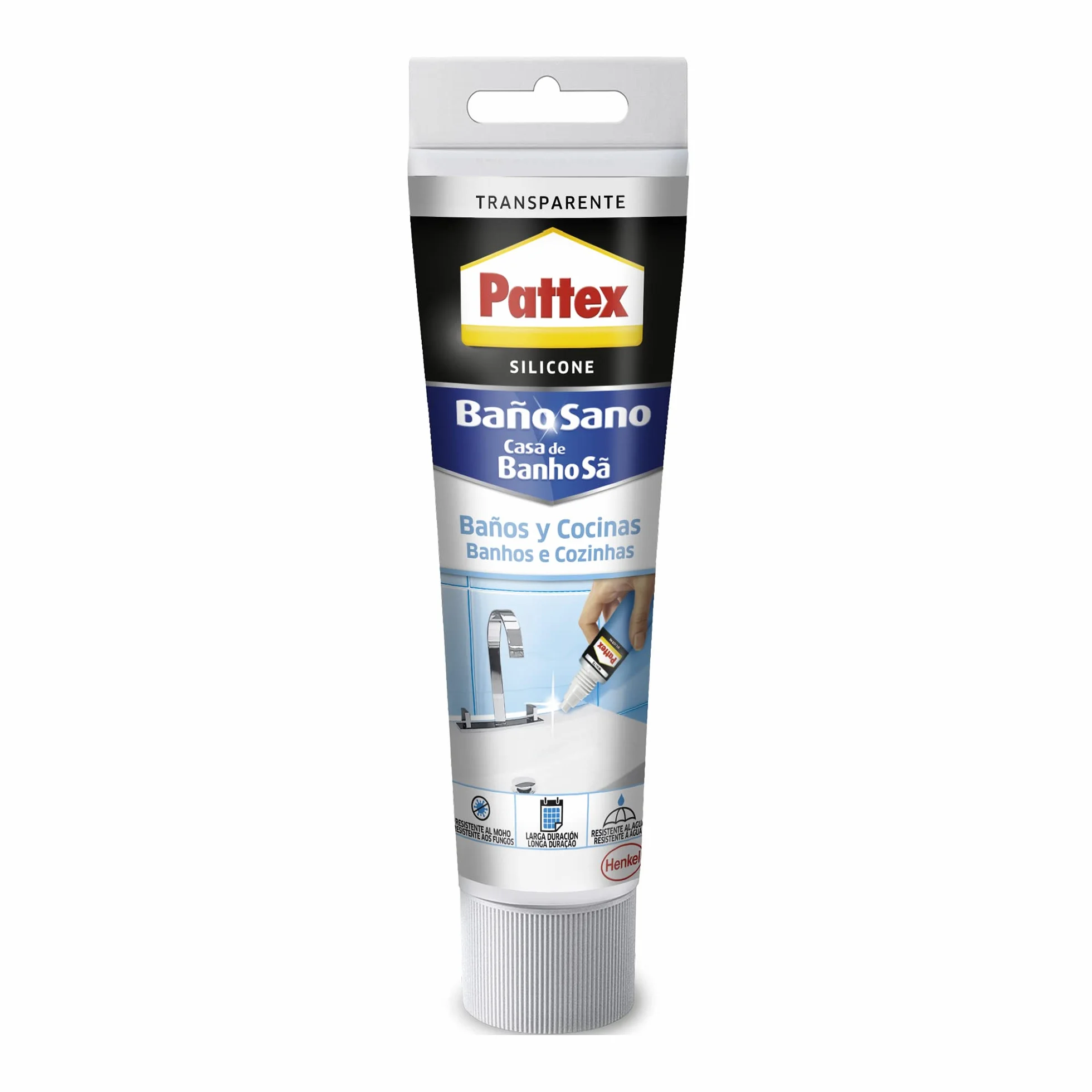 Henkel Pattex 1974408 klej do łazienek, kuchni, przezroczysty, 50 ml