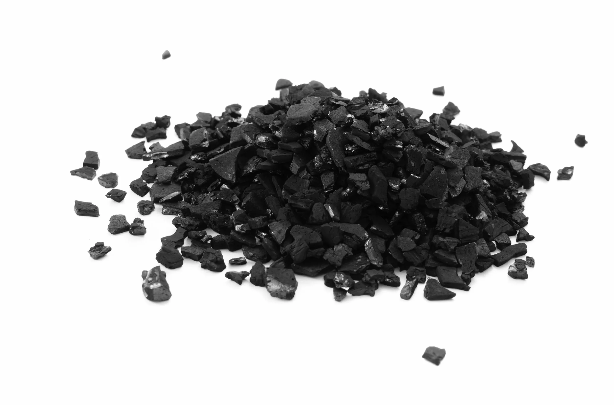 Granulat węgla aktywnego 3,4-4,8mm, z łupin orzecha kokosowego do oczyszczania powietrza (2,5 litra)