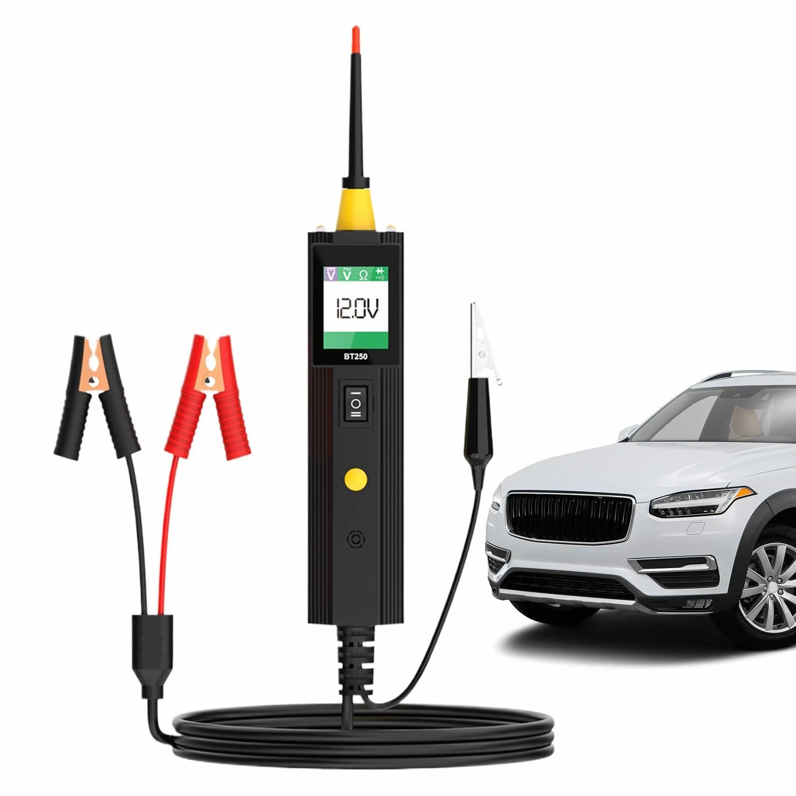 Elektryczny tester sondy pomiarowej obwodu samochodowego | Elektryczny tester napięcia bezpiecznika do bezpiecznika niskiego napięcia SUV, kampera, pojazdu, limuzyny, przyczepy