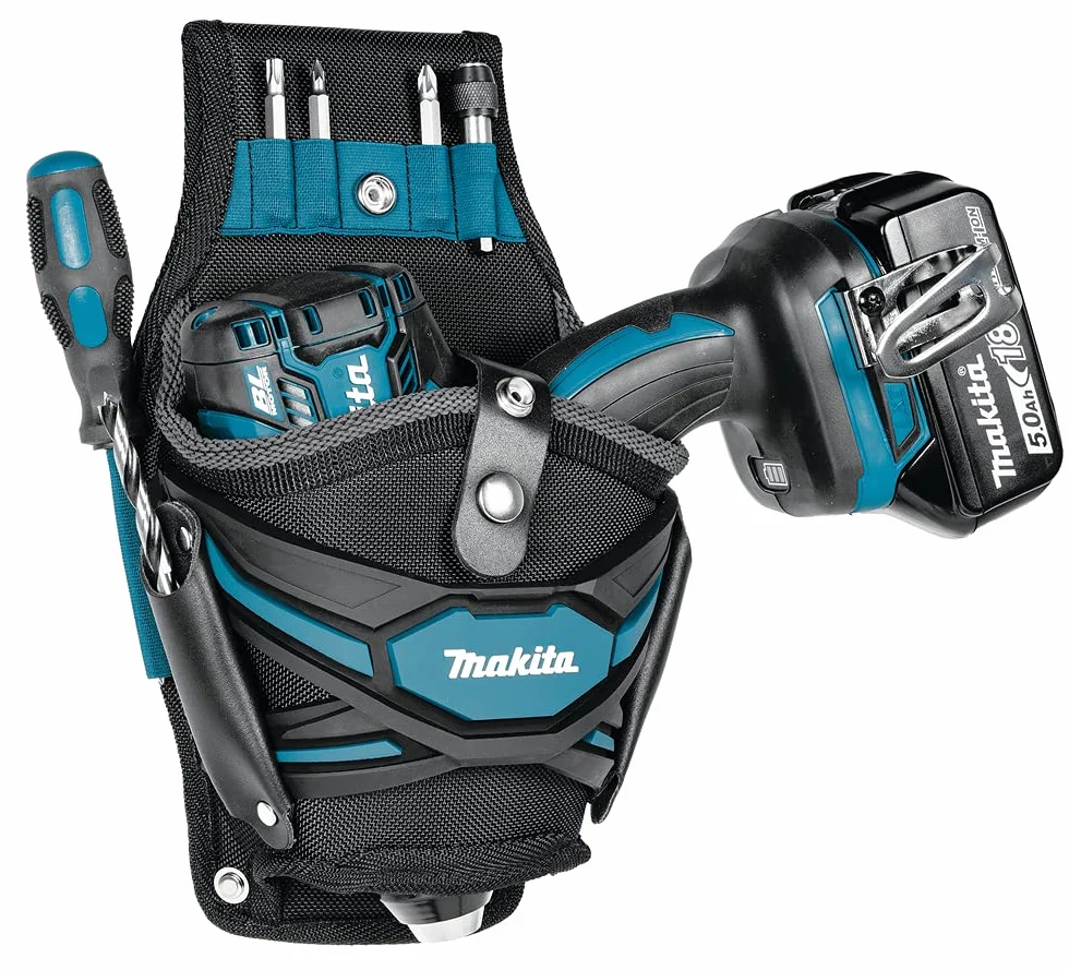 Makita E-15154 kabura na wkrętarkę, do mocowania na pasku, dla osób prawo- i leworęcznych, poliester, 170 x 85 x 290 mm (dł. x szer. x wys.)
