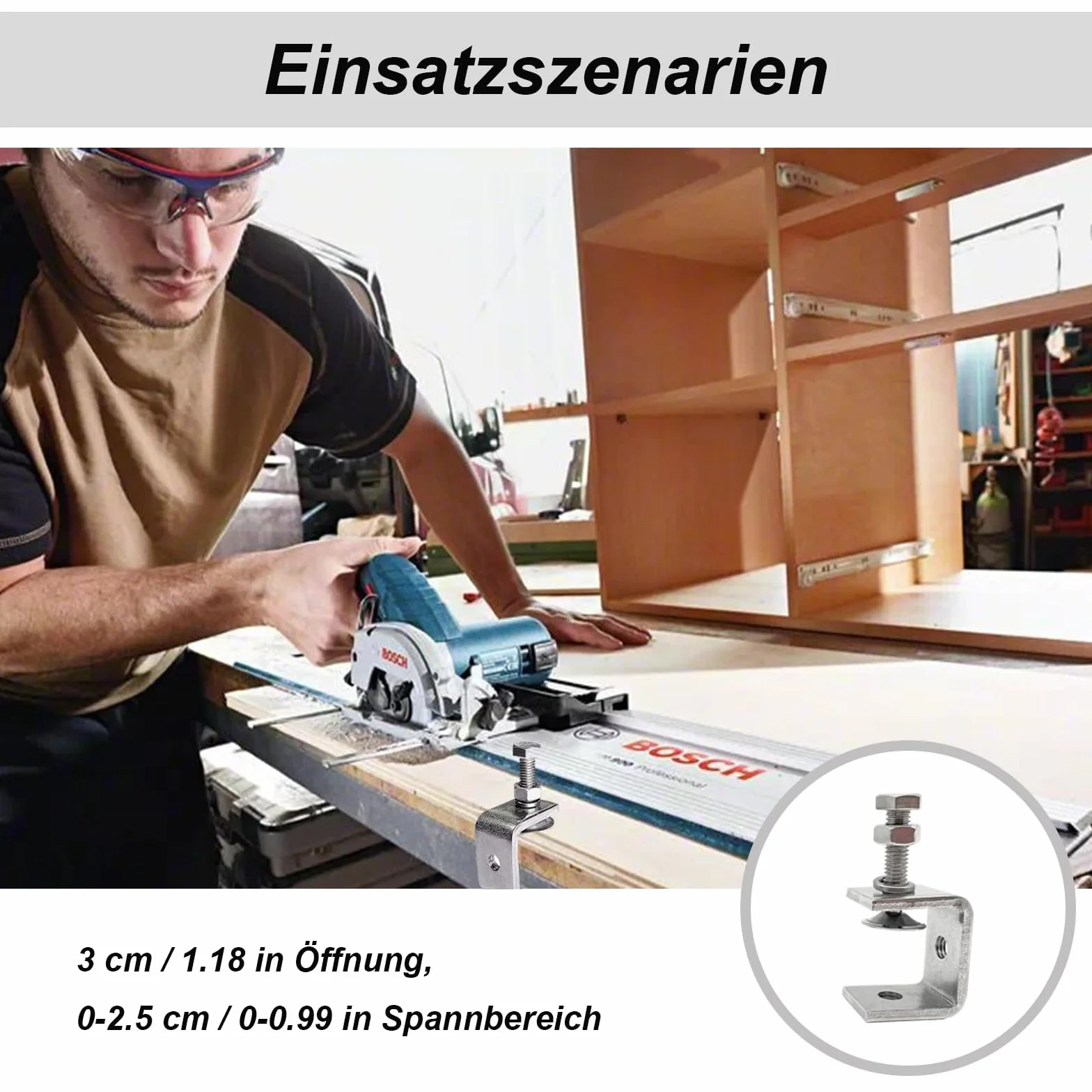 Zacisk C, 6 sztuk, zaciski, szczypce mocujące, regulowany zakres zacisku, zacisk nośny, zacisk śrubowy 0-2,5 cm, zaciski i napinacze, do spawania i stolarstwa, naprawy samochodu