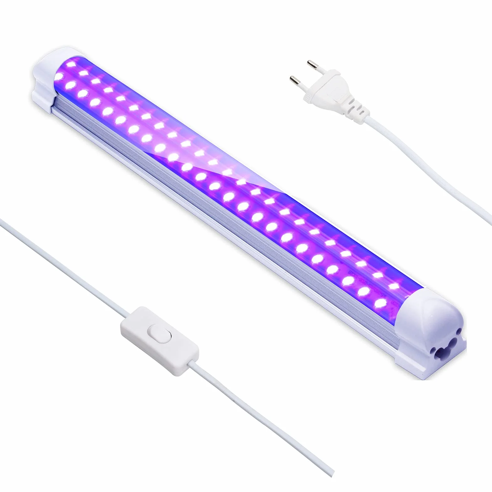 Czarne Światło UV Elegantede 10 W Bar 48 Diod LED Liliowe na Imprezy Halloween Blacklight Plakat Oświetlenie