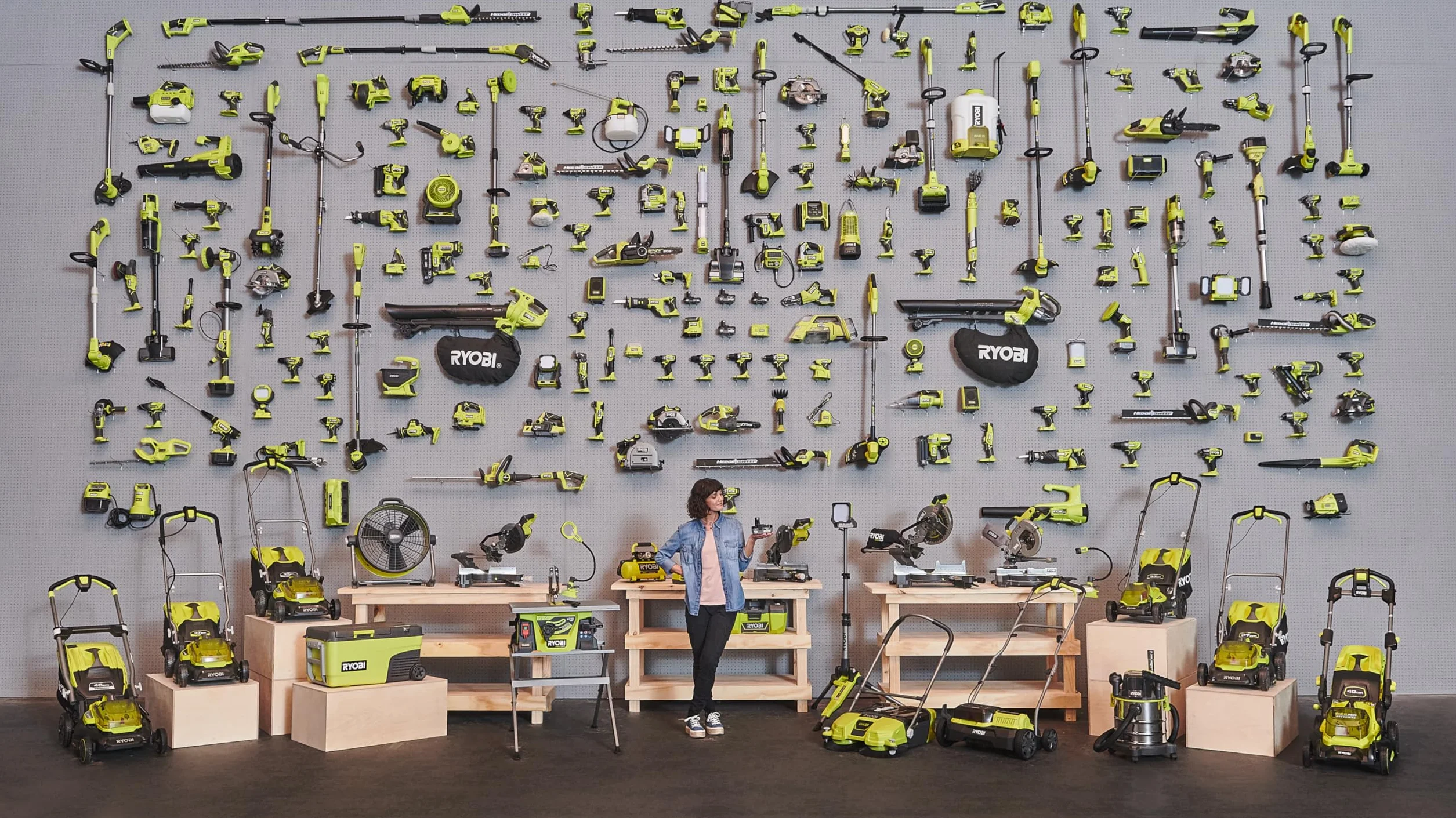 Ryobi Miniaturowa Pilarka Szablasta 18V RY18PSA-0, Średnica Cięcia 80 mm, Wersja bez Akumulatora i Ładowarki