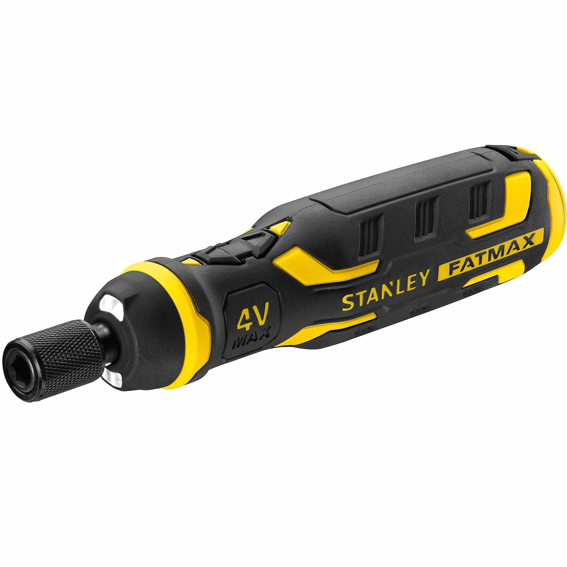 STANLEY FATMAX Wkrętarka wielopunktowa, akumulator 4 V, 1,5 Ah, optymalna prędkość, kompaktowa konstrukcja, uchwyt magnetyczny, w zestawie 6 końcówek i kabel USB - FMHT66719-0