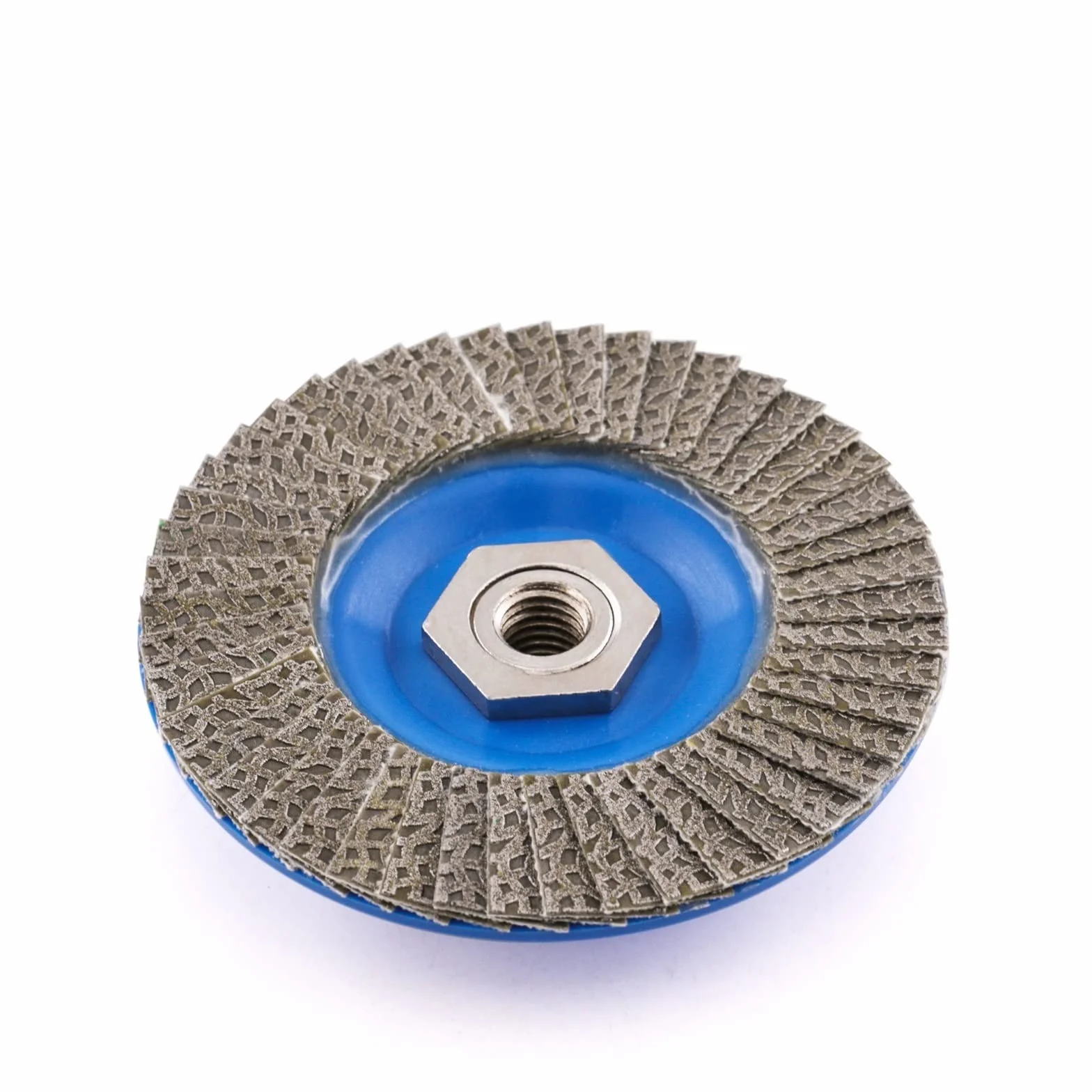 115mm tarcza szlifierska listkowa 60/120/200/400 do szlifierki kątowej kamień biżuteria narzędzie do polerowania diamentowy materiał ścierny fangzi (Color : 200, Size : M14)