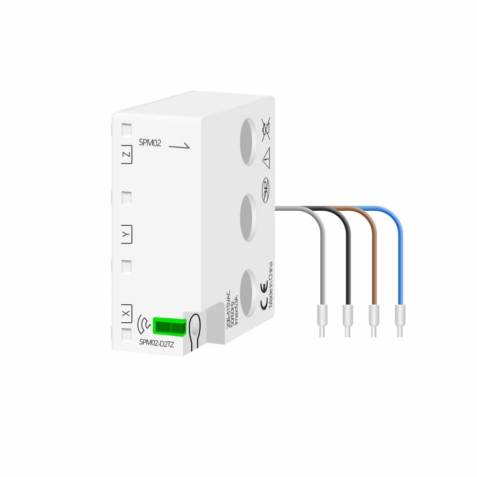 Zigbee 3.0 inteligentny miernik energii 63A 3-fazowy - monitor zasilania w czasie rzeczywistym, kompatybilny z Home Assistant i Zigbee2MQTT