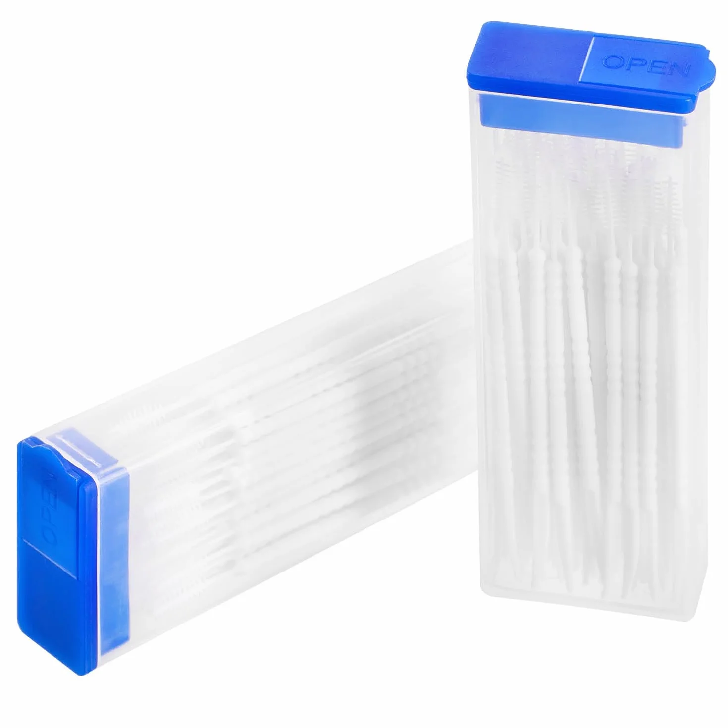 COM-FOUR® 120x szczoteczka miedzyzebowa, szczoteczki miedzyzebowe w dozowniku, pielegnacja zebów w podrózy i poza nia, szczoteczka do czyszczenia zebów z wykalaczka (120 sztuk - w dozowniku)