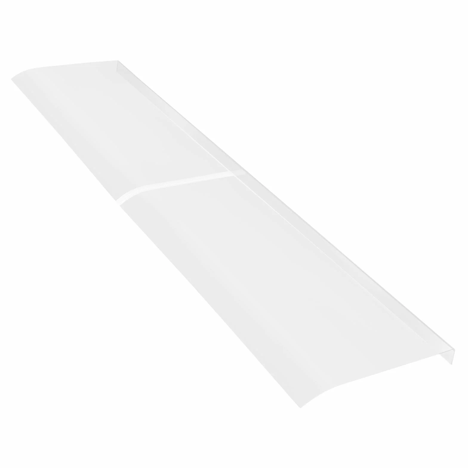 Daszek do drzwi wejściowych, 44,5 x 200 cm, osłona szybu świetlnego, ochrona przed deszczem, zadaszenie drzwi wejściowych, przezroczyste zadaszenie zewnętrzne, na werandy zewnętrzne, tarasy na