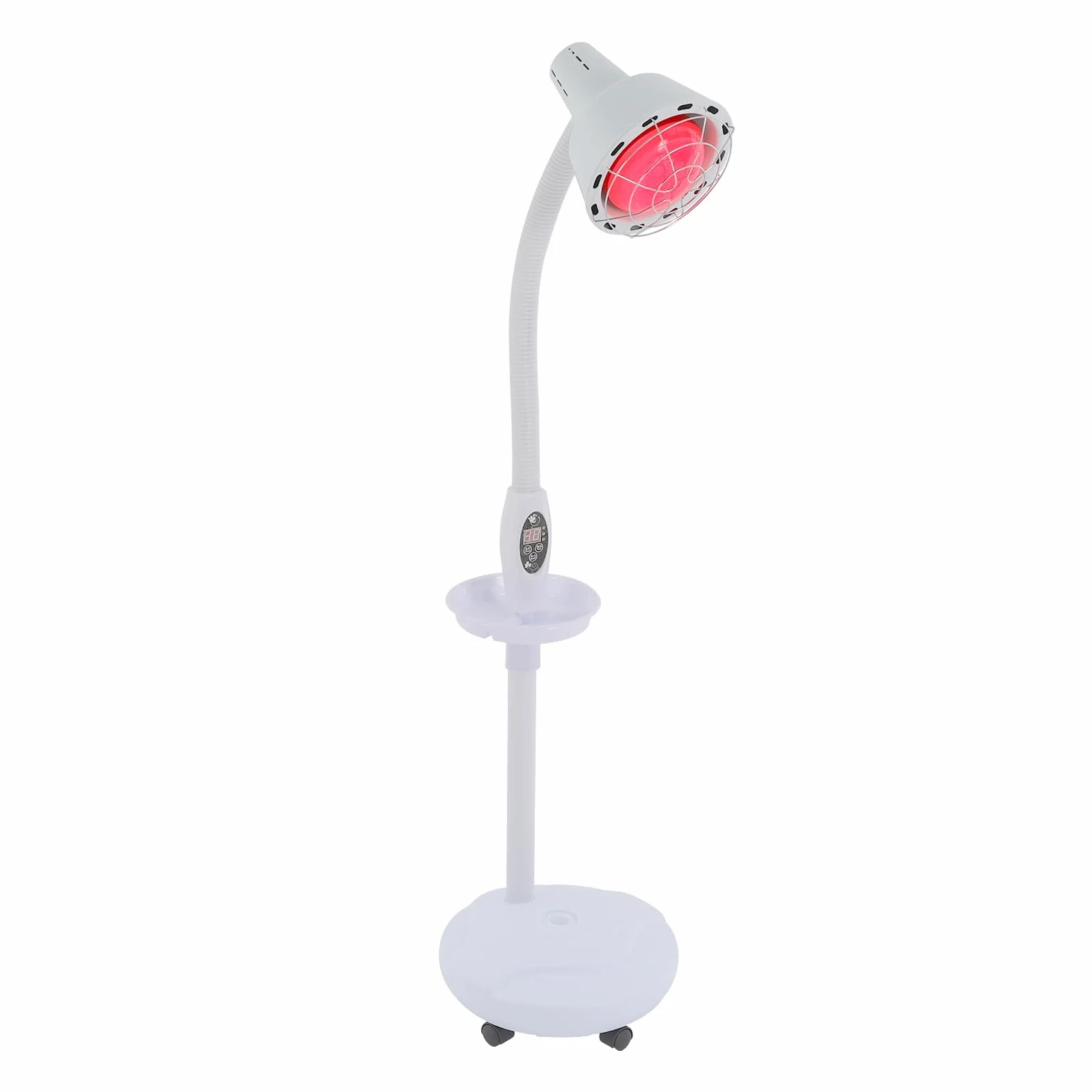 Lampa grzewcza na podczerwień na podczerwień, lampa grzewcza do terapii bólu, do domu, kliniki i salonu, regulowana, 275 W, z pilotem zdalnego sterowania, do bólu mięśni i stawów