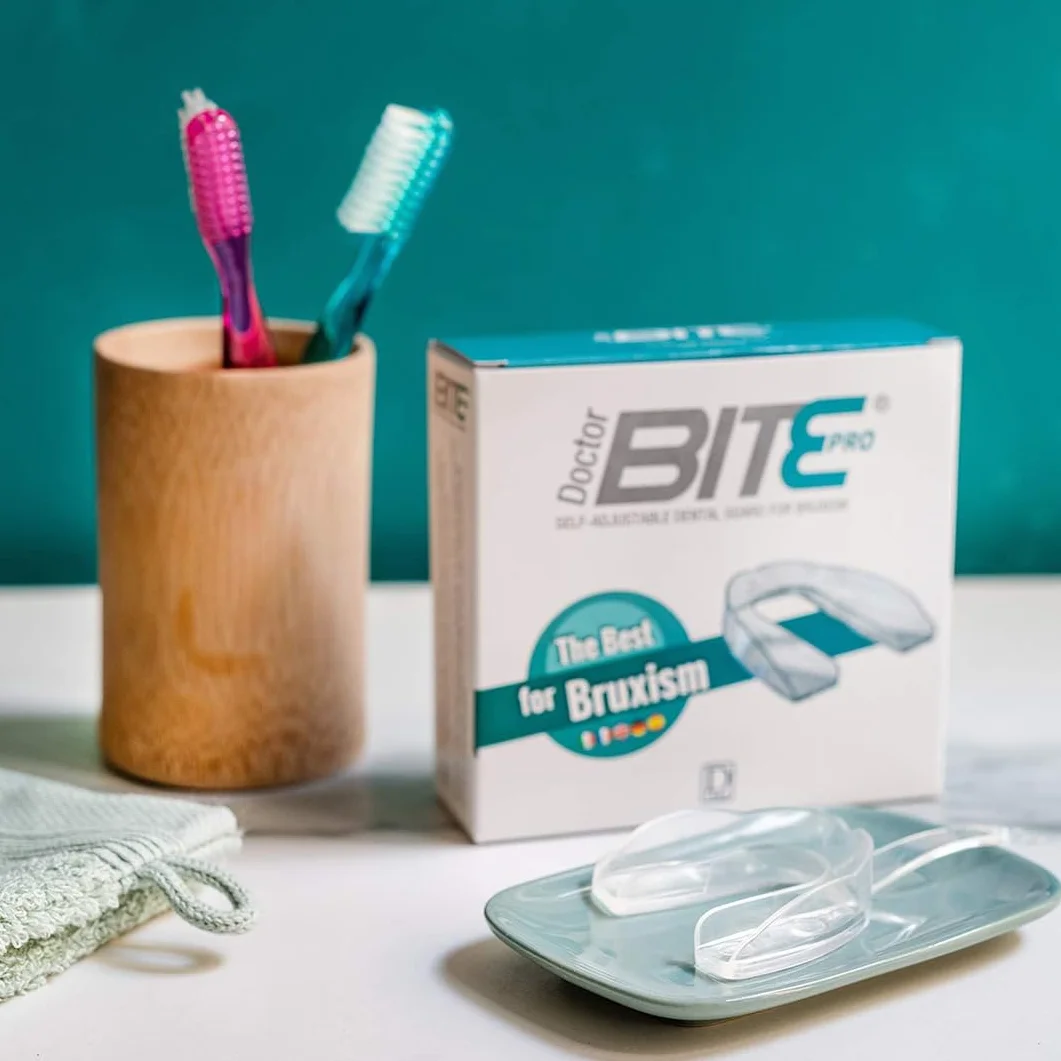 Zgryz Na Bruksizm Nocny Dulàc Doctor Bite Pro, Samomodelujące Urządzenie Medyczne I Made In Italy, Z Uchwytem Na Zgryz W Zestawie