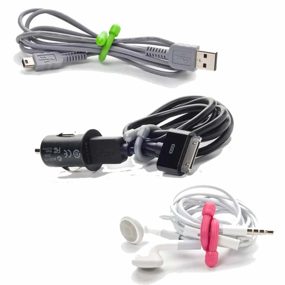 Nite Ize GT3-4PK-01 Gear Tie, czarny, 3