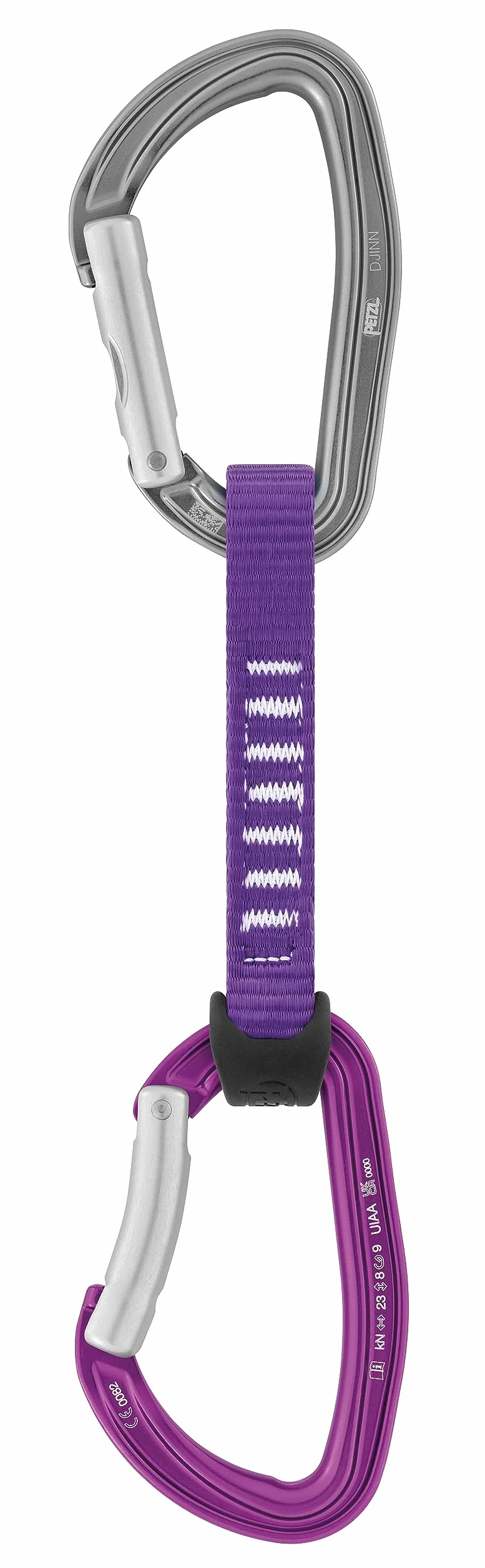 Petzl, Djinn Axess, Solidne Odroczenie Za Wspinaczkę W Klifie, Blu, 17Cm, Unisex Dorosły