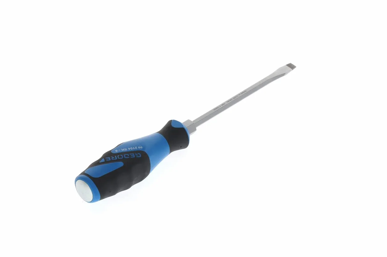 GEDORE Wkrętak płaski z nasadką udarową, śrubokręt, 3-komponentowy uchwyt, długość 270 mm, narzędzie, 2154SK 8