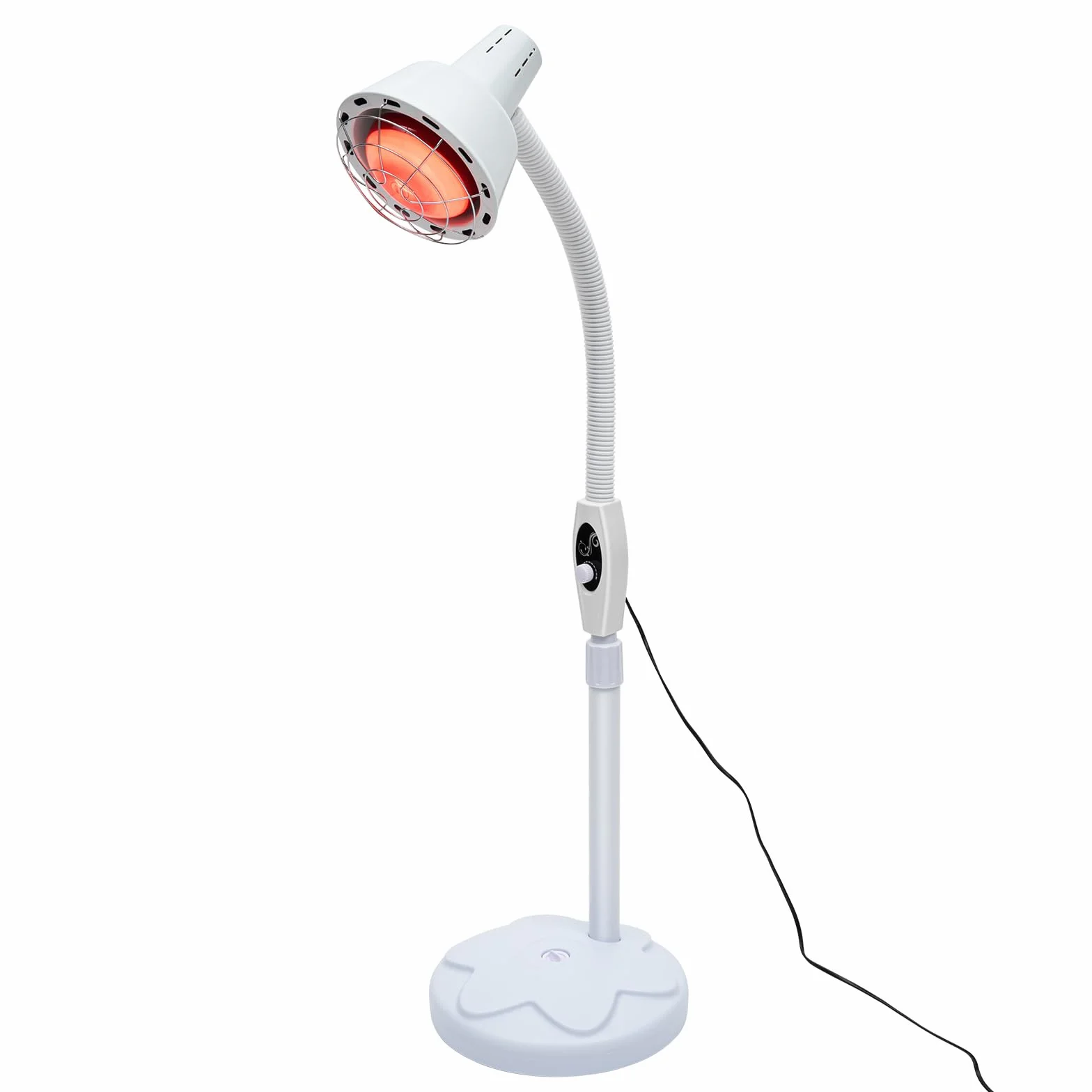 Lampa na podczerwień 275 W, czerwone światło, lampa grzewcza, do użytku domowego, na podczerwień, czerwone światło, zestaw lamp na podczerwień przed przeziębieniem i napięciem mięśni
