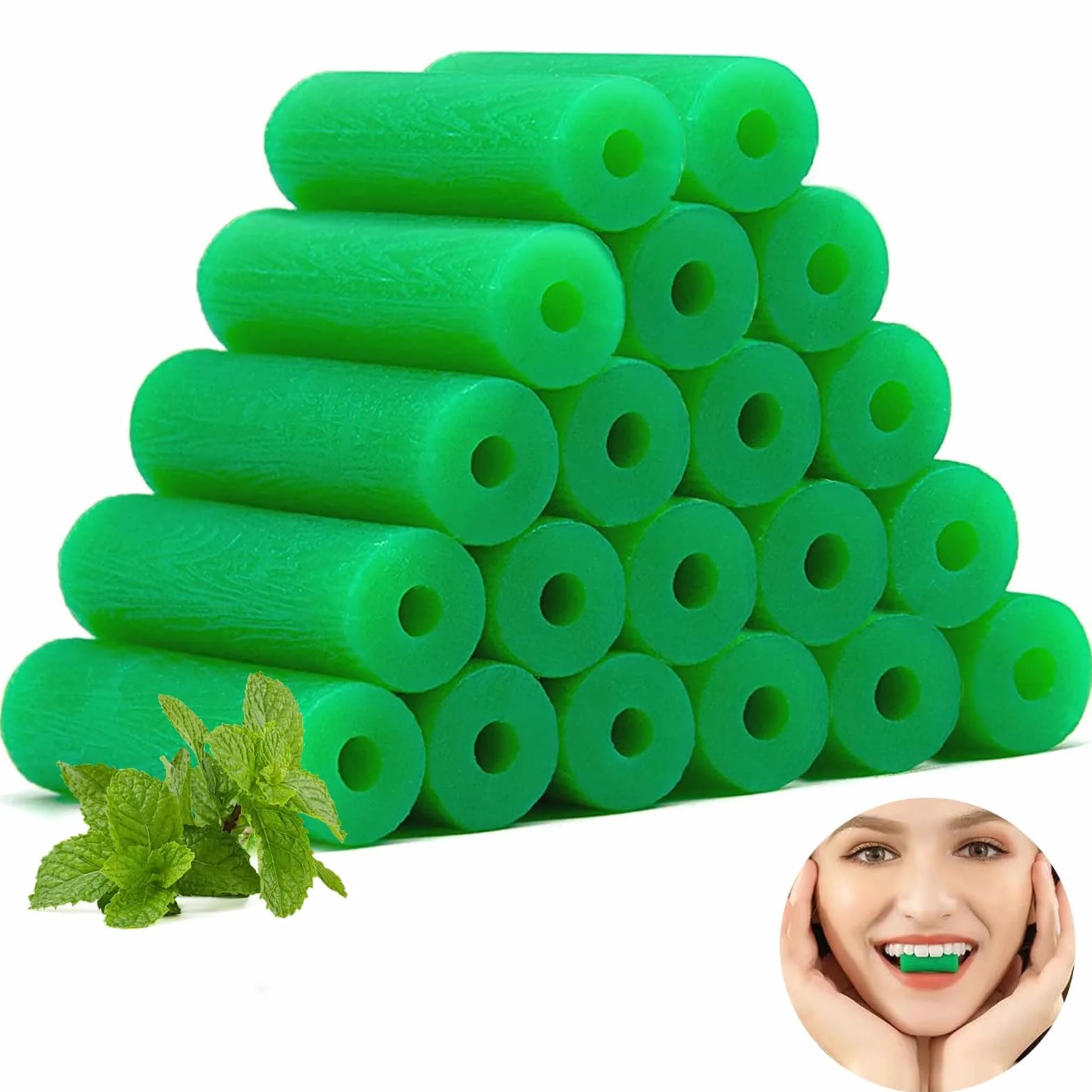 20 sztuk Aligner Chewies, ortodontyczne dentystyczne Chewies wielokrotnego użytku, ustalacze tacek Aligner, Chewies do aparatów, zestaw do prostowania zębów dla Chompers Aligner, ustalacz tacek