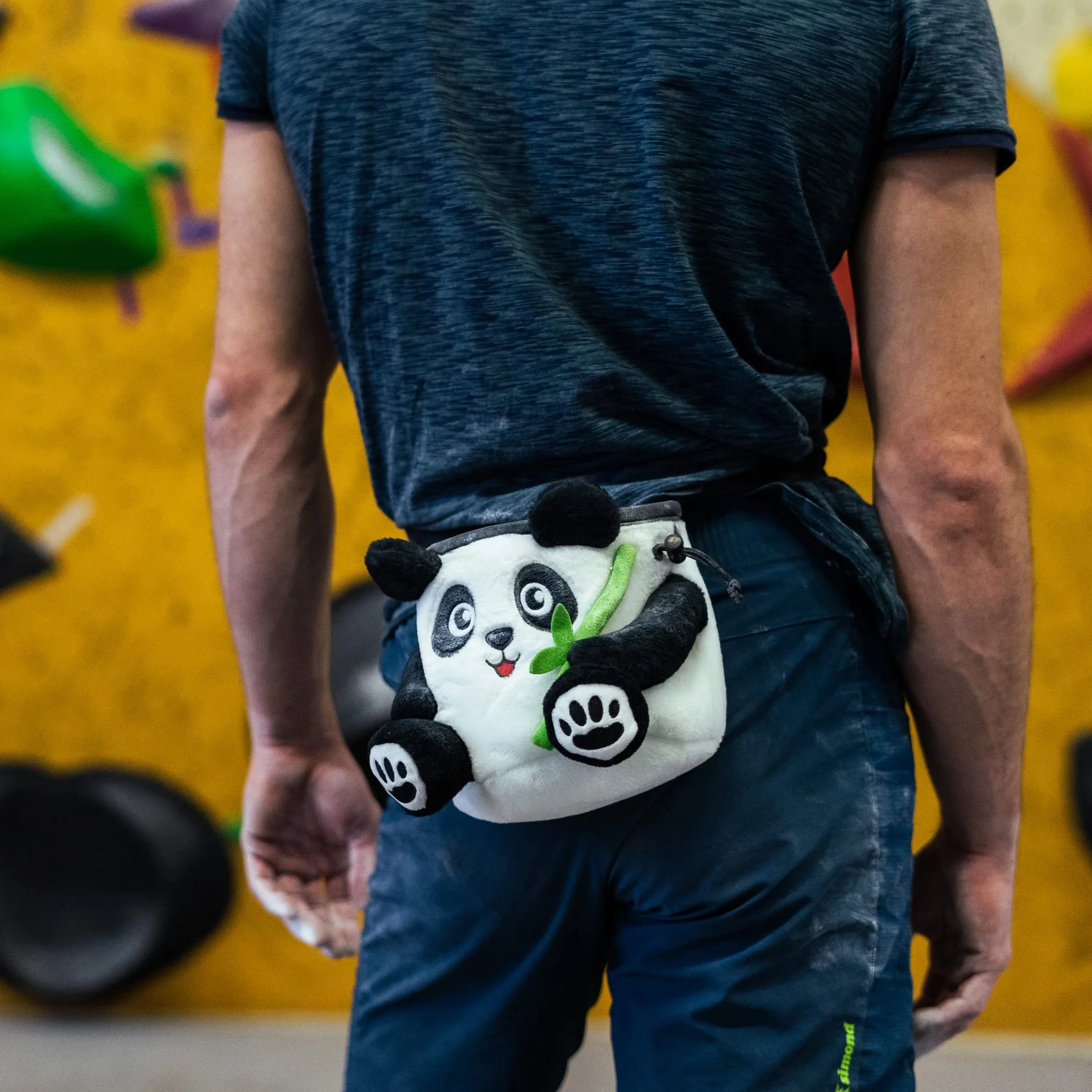 YY Vertical Panda Chalkbag do wspinaczki skałkowej | Odpowiedni dla dorosłych i dzieci | Idealny do wspinaczki skałkowej, boulderingu, siłowni i crossfitu