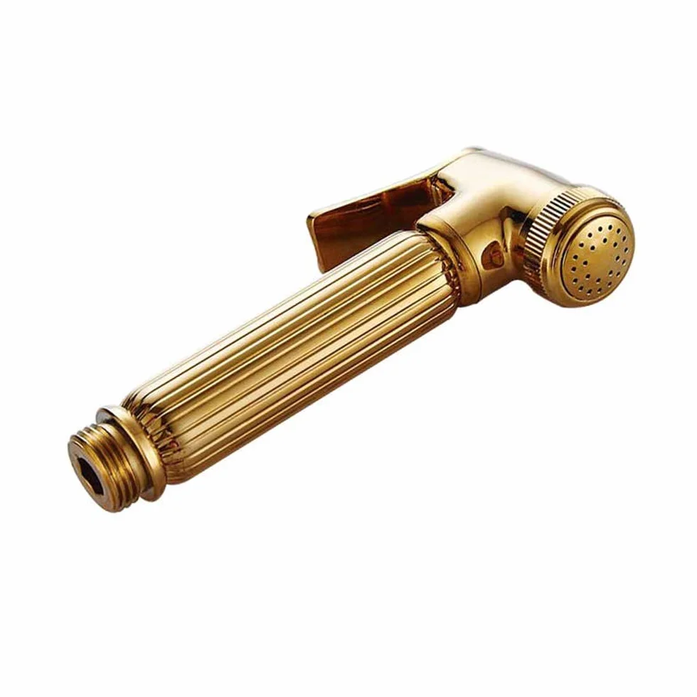 Zestaw Z Kranem Bidetowym I Zimną Wodą, Mosiężny, Ręczny Bidet, Nakładka Na Bidet, Natrysk Ciśnieniowy, Montaż Ścienny, Pojedynczy Uchwyt, Zestaw Natryskowy Bidetowy Do H
