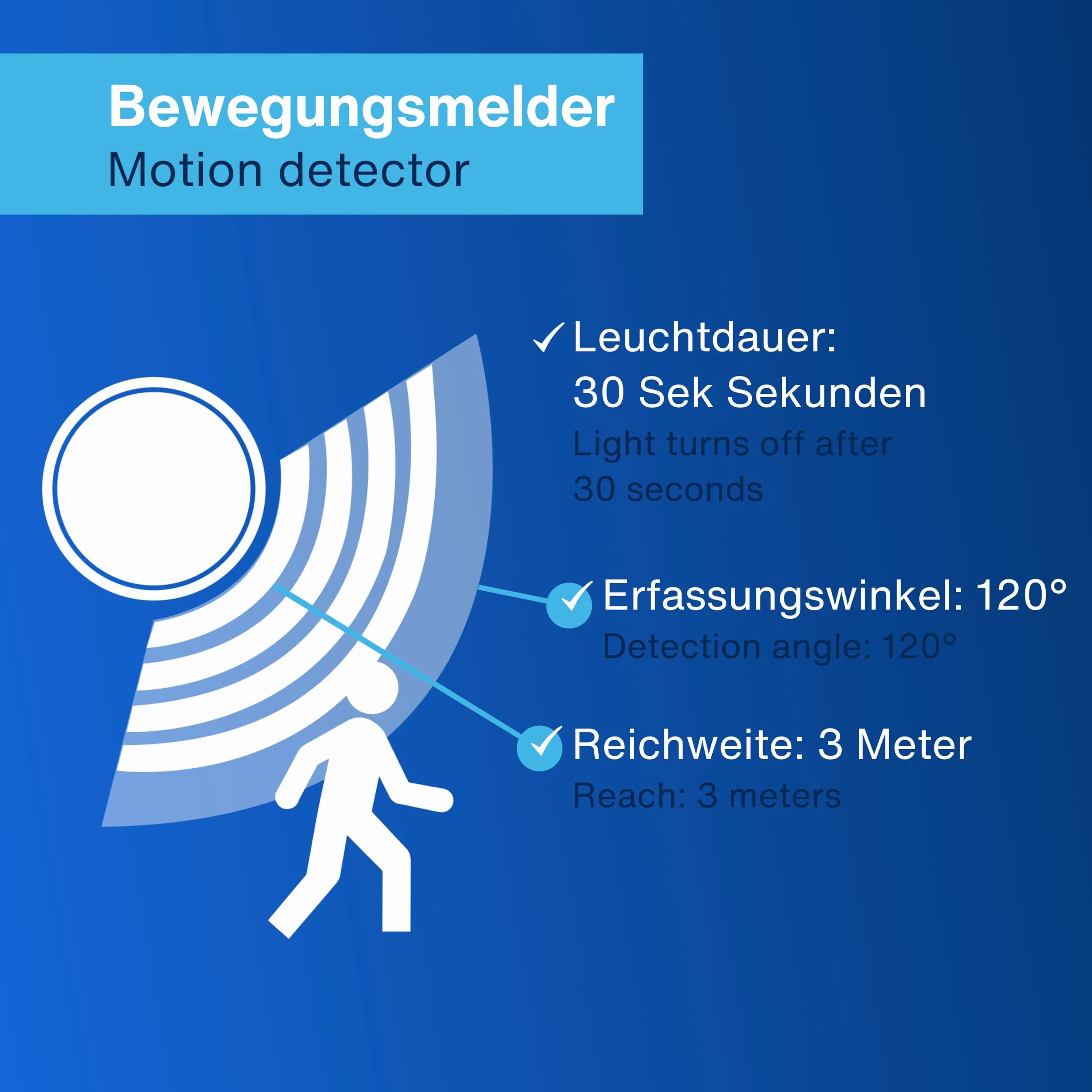 REV Lampa ścienna LED z akumulatorem i czujnikiem ruchu, 180 lm, bezprzewodowa, ściemniana, obracana o 360°, idealna na kemping, do garażu, piwnicy, IP54, srebrna