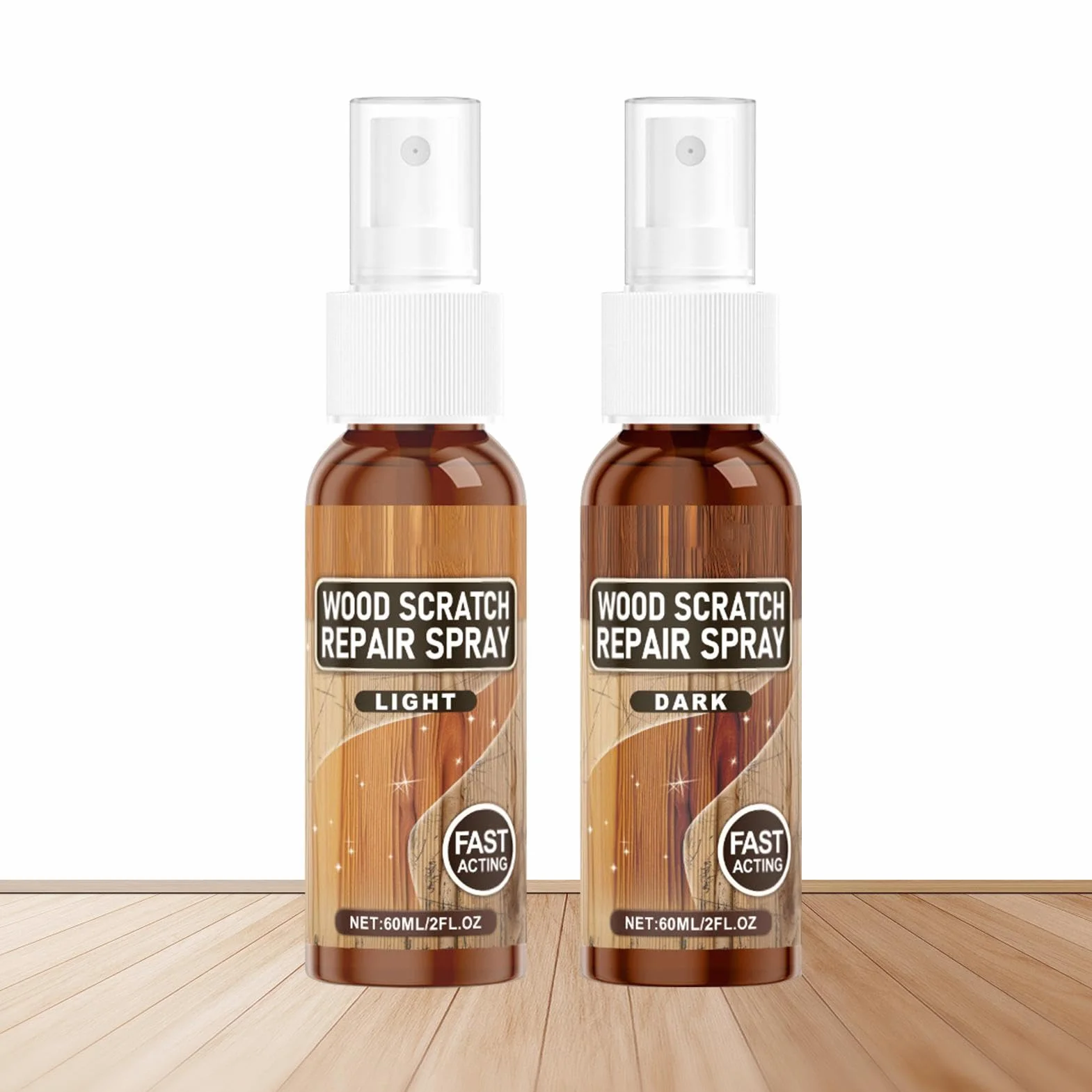 Naprawa zarysowa? pod?óg drewnianych, ?rodek do usuwania zarysowa? pod?óg drewnianych | Spray do usuwania zarysowa? Instant Fix | Zestaw do naprawy mebli w sprayu do usuwania zadrapa? Pod?ogi drewnian