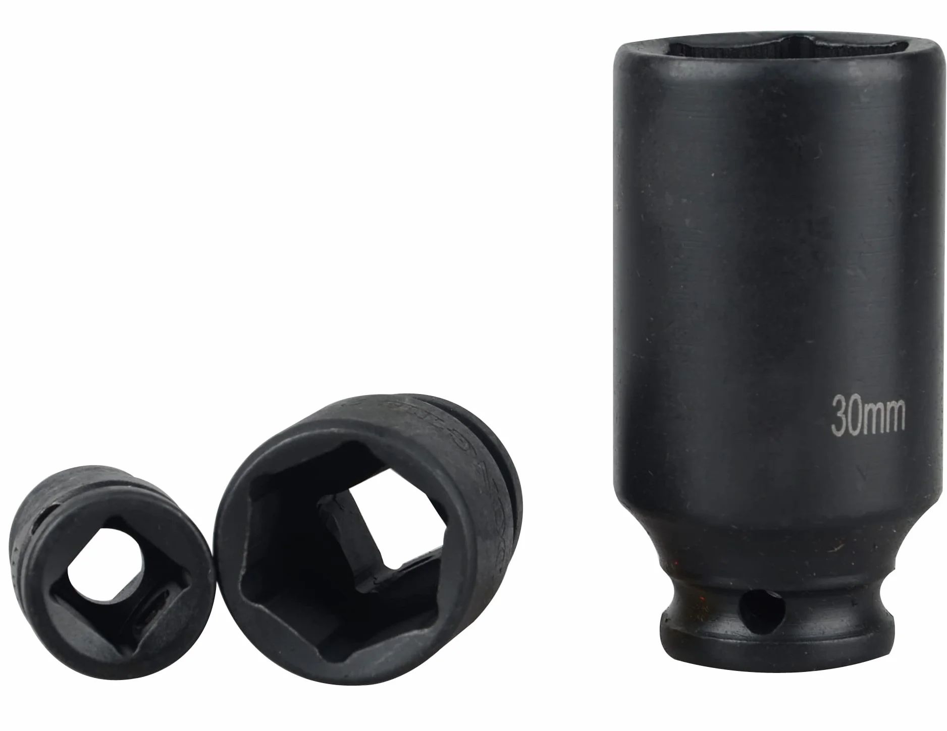 Tuleje udarowe 1/2", 6 x 8-32 mm, głębokie, metryczne, do samochodu, garażu, 35 szt
