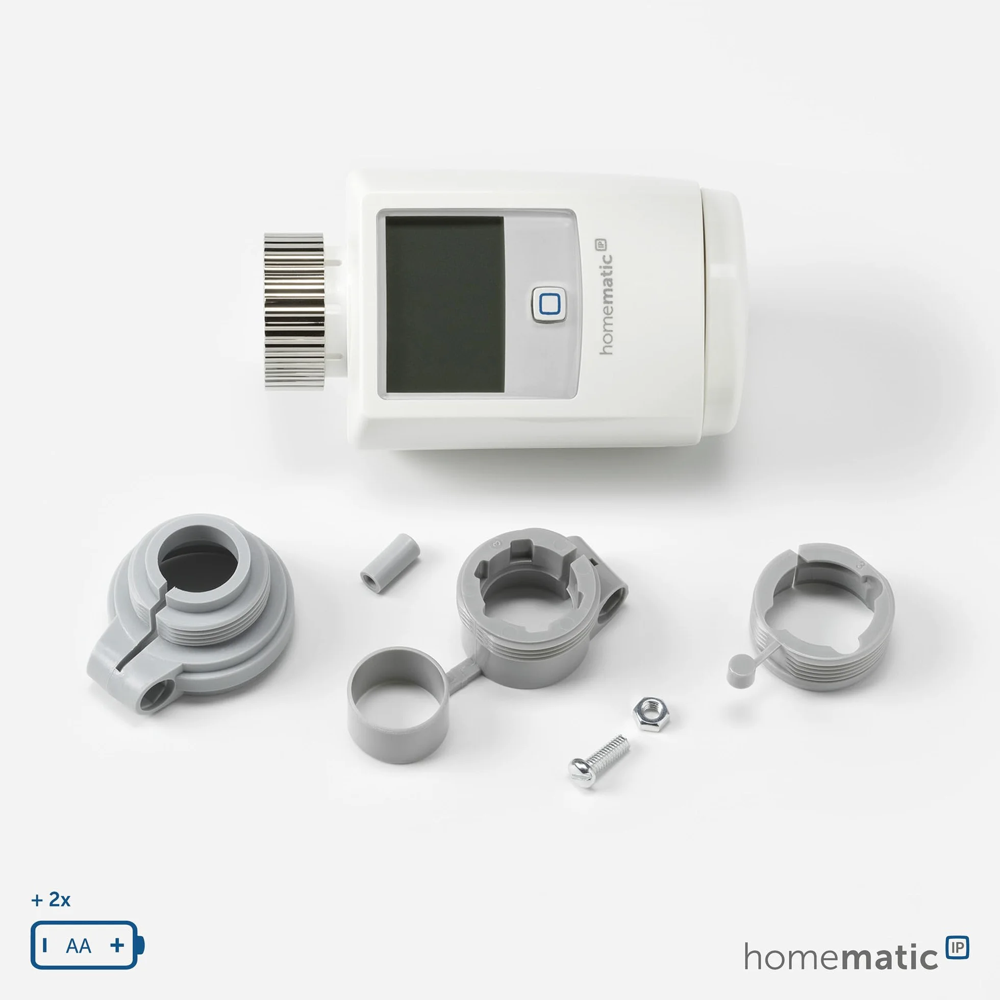 Homematic Ip Hmip-Etrv-2 Termostat, Biały, 9,7 x 5,8 x 7,1 cm
