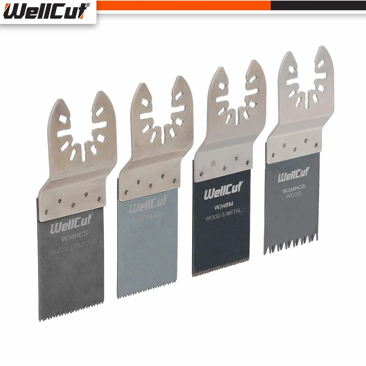 WELLCUT WC-MT17 zestaw akcesoriów wielofunkcyjnych 17-częściowy do wielofunkcyjnych narzędzi wielofunkcyjnych
