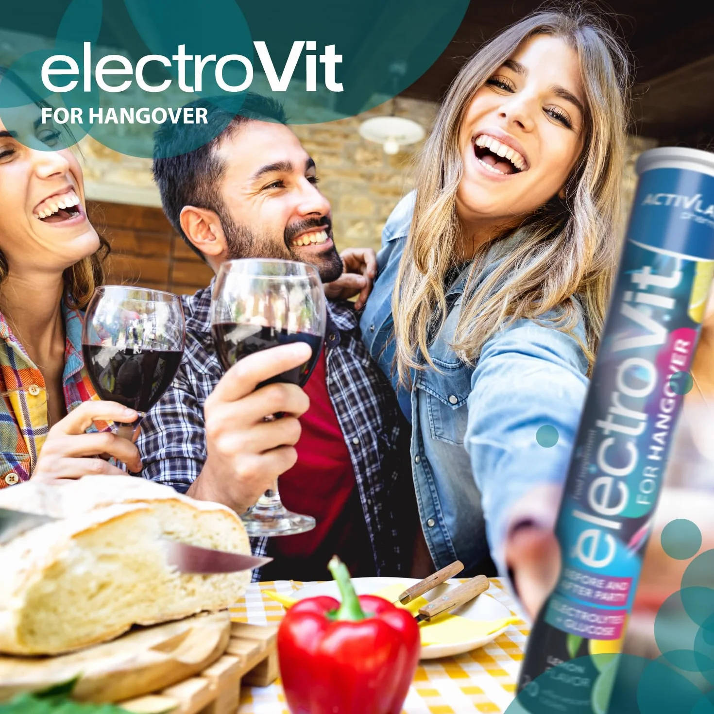 Activlab ElectroVit ULGA W KACU tabletki musujące 20 sztuk cytrynowy elektrolity glukoza witamina C B6 magnez cynk