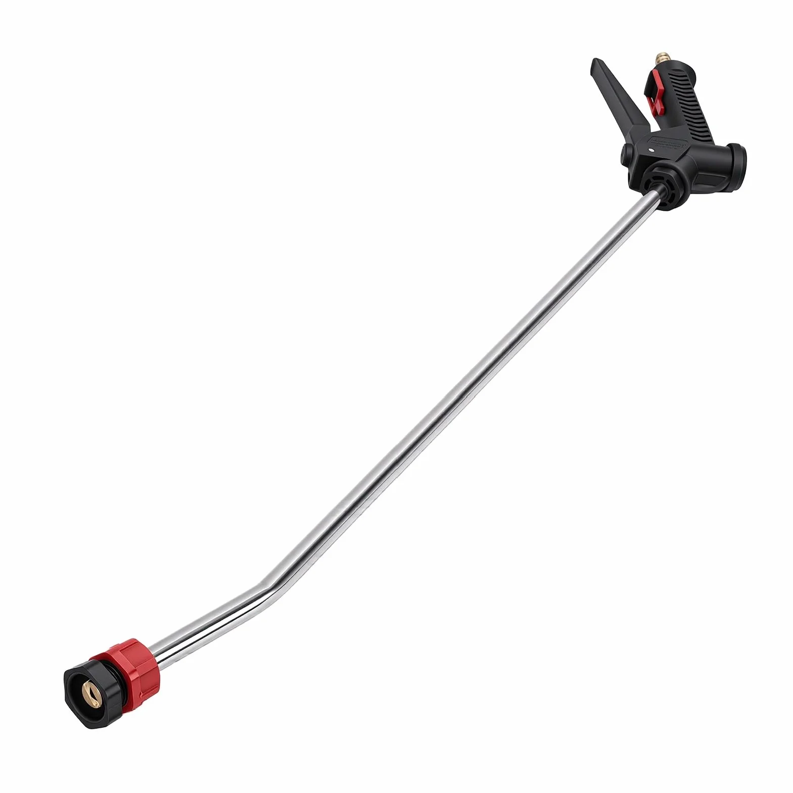 Yctze Pistolet do Piany o Długości 59 Cm z Przedłużoną lancą, Myjka Ciśnieniowa, Dysza 1/4 z Szybkozłączem 90° z Zabezpieczeniem Przed Dziećmi do łodzi Samochodowej ATV RV | Lanca czyszcząca o dużym zasięgu, zabezpieczenie przed dziećmi, gruba, bogata pia