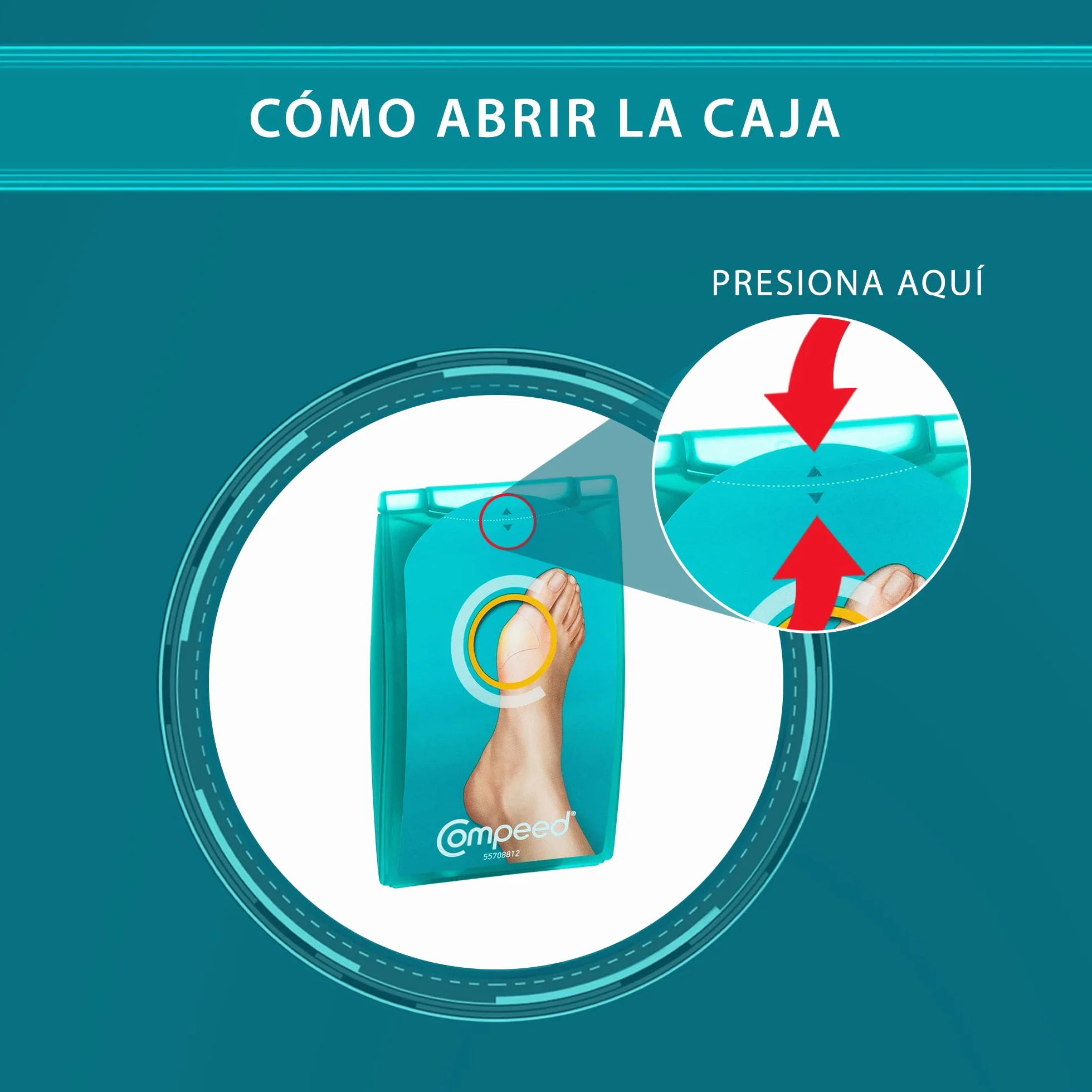 Bunion Dressings Compeed (5 uds)