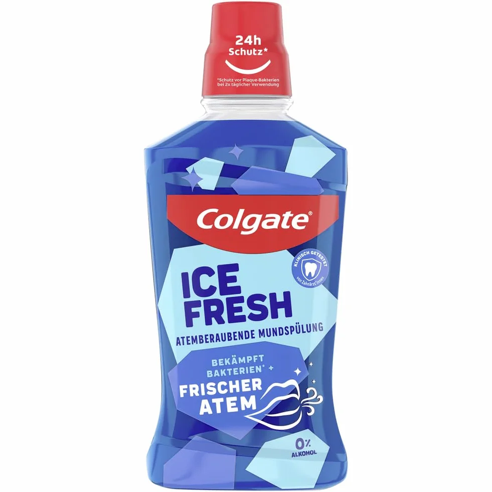 Colgate Fresh Breath zestaw 6 butelek do płukania jamy ustnej 500 ml – natychmiastowa i długotrwała świeżość bez przypalenia