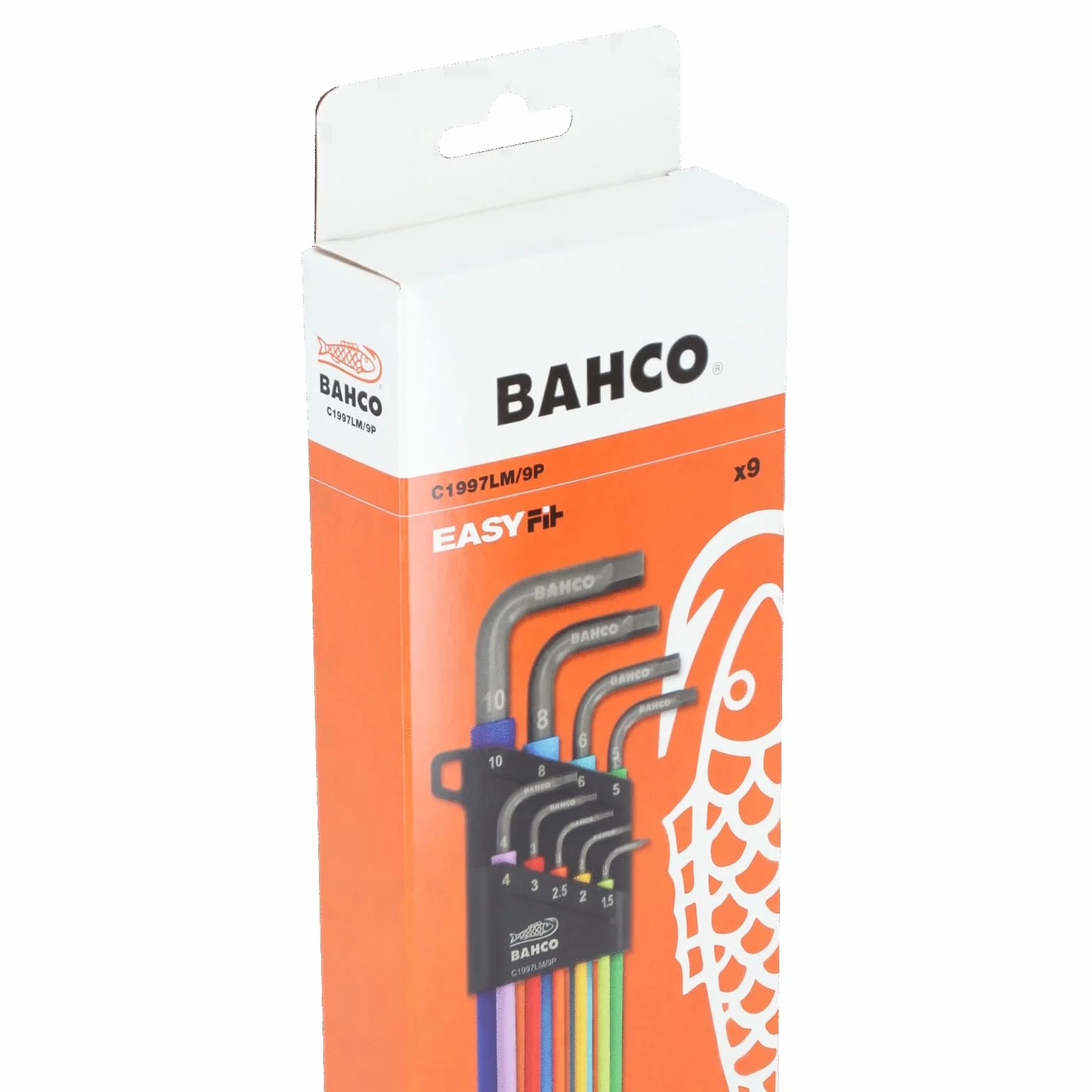Bahco C1997LM/9P 9-częściowy zestaw kluczy imbusowych 1,5-10 mm