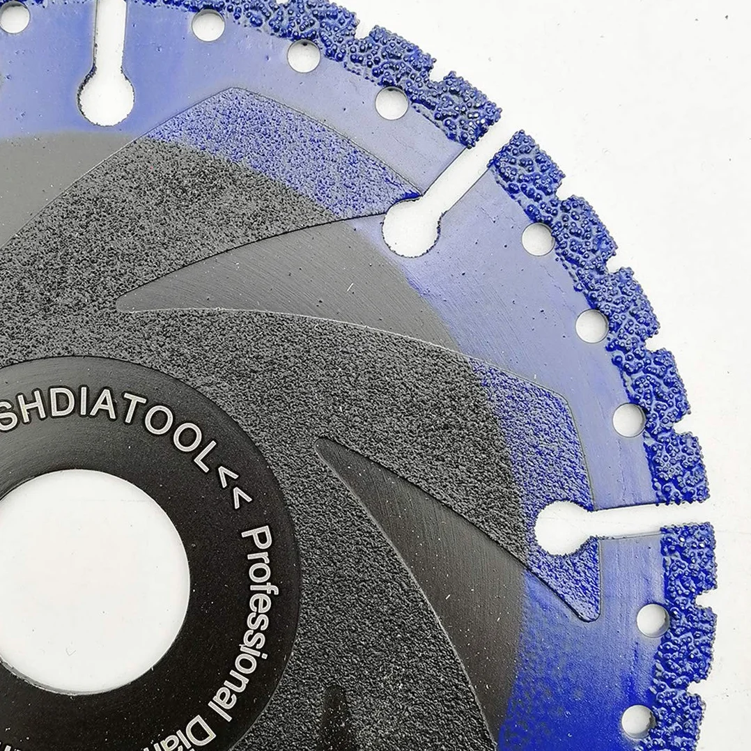 SHDIATOOL Tarcza tnąca diamentowa 5 szt. 5 cali / 125 mm luzowana próżniowo kółko do odcięcia do wszystkich zastosowań ostrza do rozbiórki do kamienia żelaza stali metalu