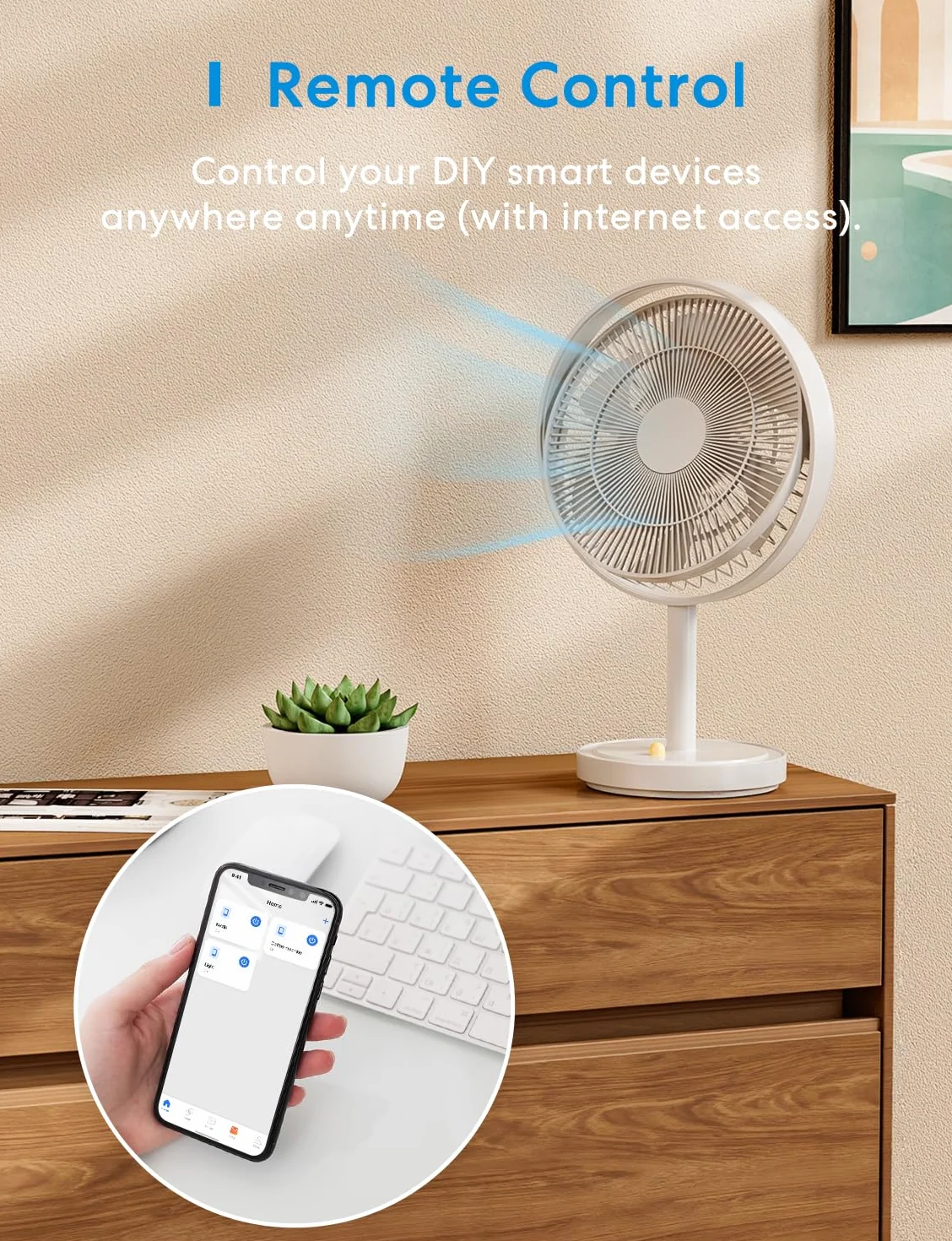 Meross Przełącznik Wi-Fi Matter, inteligentny przełącznik 16 A z pomiarem energii, inteligentny przełącznik modułowy kompatybilny z Apple Home, Alexa i Google Home, sterowanie głosowe