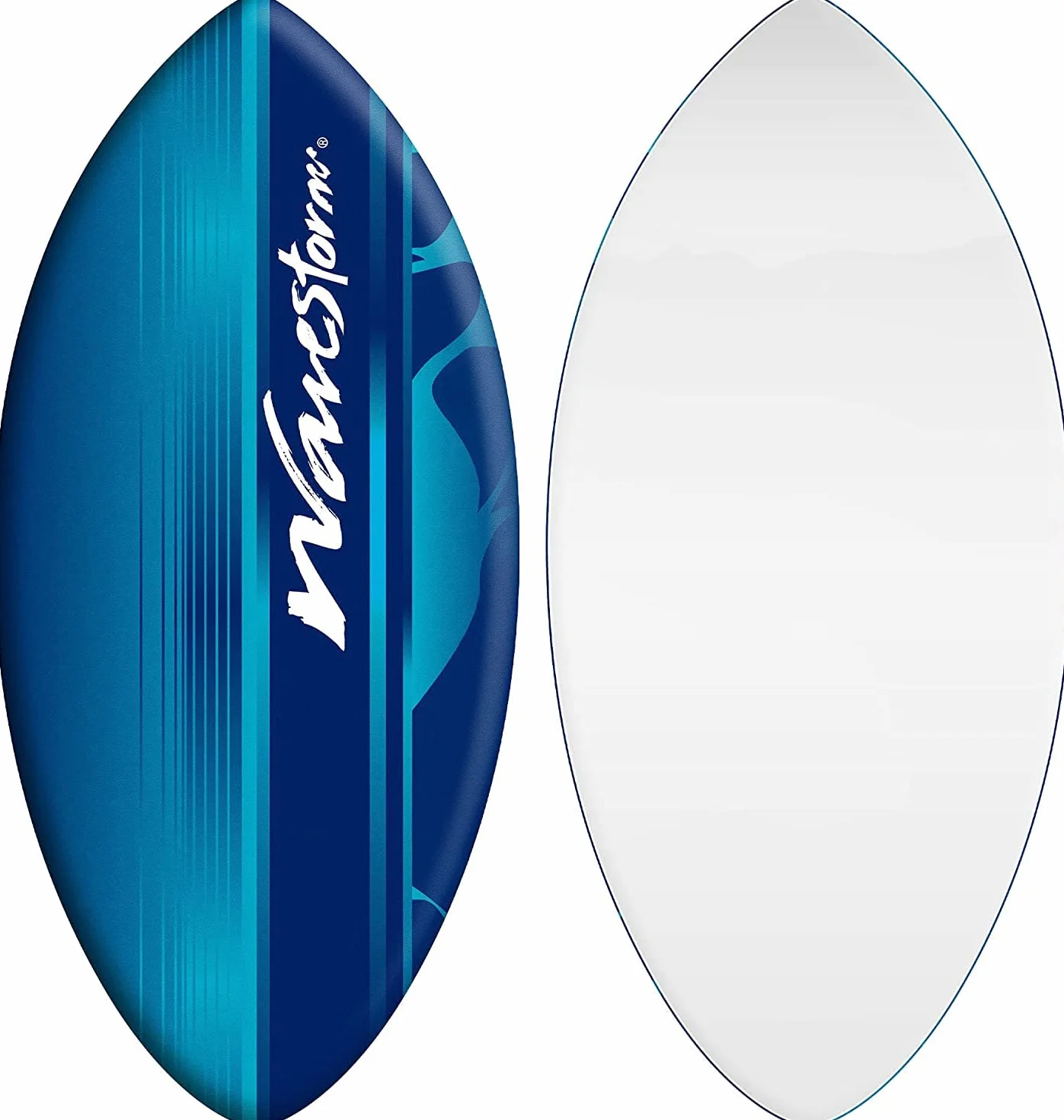 Wavestorm Skimboard piankowy 122 cm | Skimboard dla początkujących i wszystkich poziomów do skakania, surfingu i bodyboardu, niebieski Skimboard