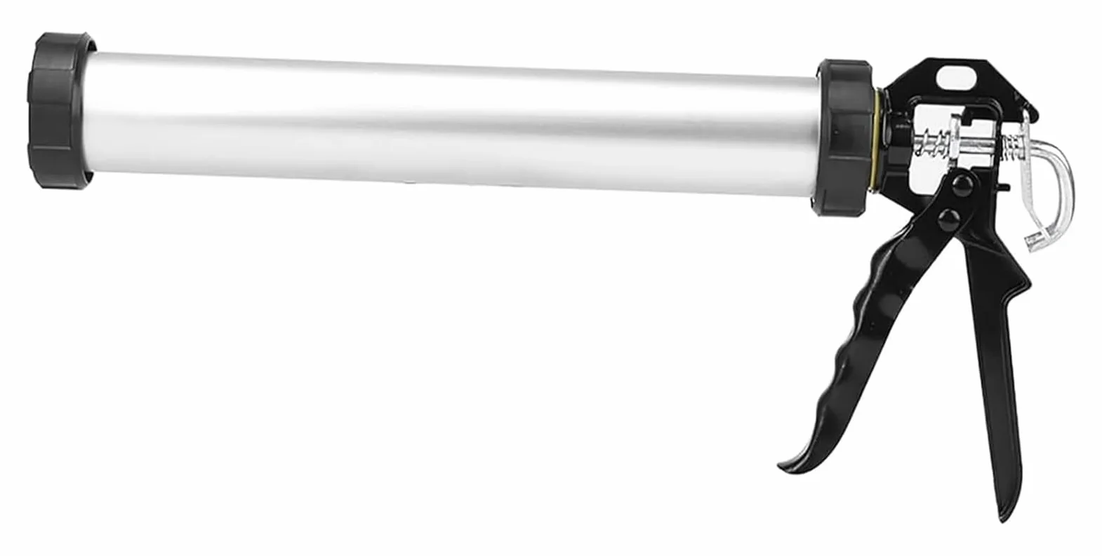Podwójny pistolet do uszczelniania kartuszy, pistolet do kartuszy 600 ml, z 10 dyszami, profesjonalny zamknięty pistolet ręczny do uszczelniania i klejenia szkła
