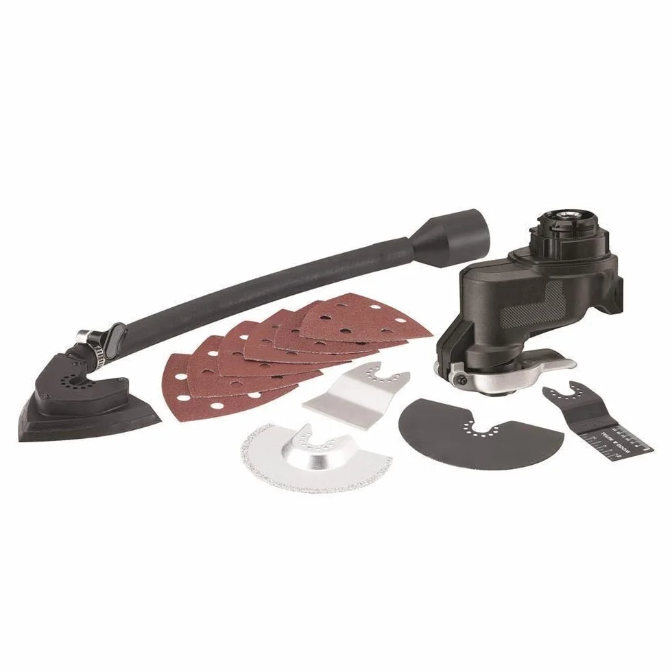 Black+Decker Multievo głowica oscylacyjna (akcesoria wielofunkcyjne, wymiana akcesoriów SuperLock, automatyczne odsysanie pyłu, do demontażu i renowacji) MTOS4