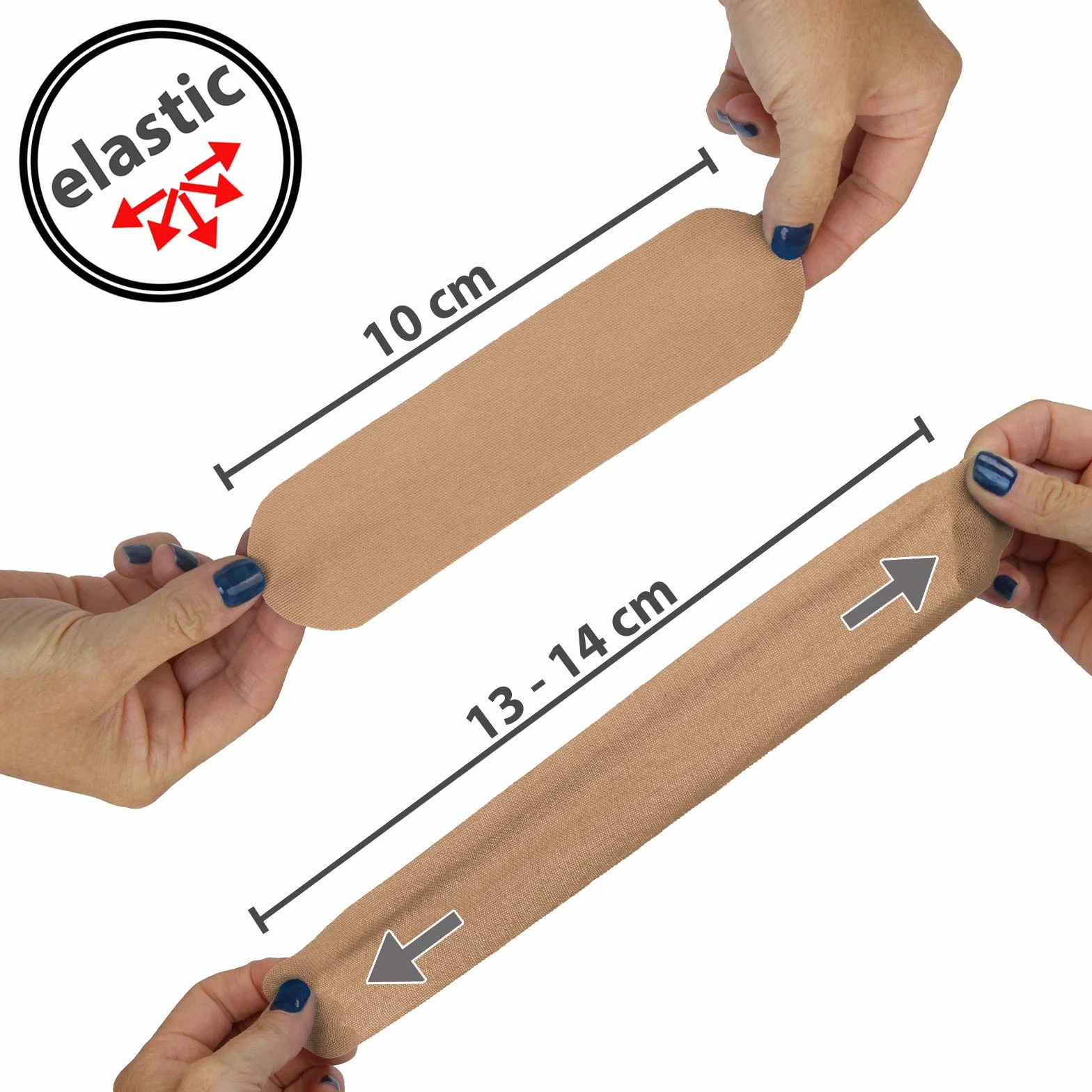 ALPIDEX taśma kinezjologiczna 5 m x 5,0 cm beżowy zestaw