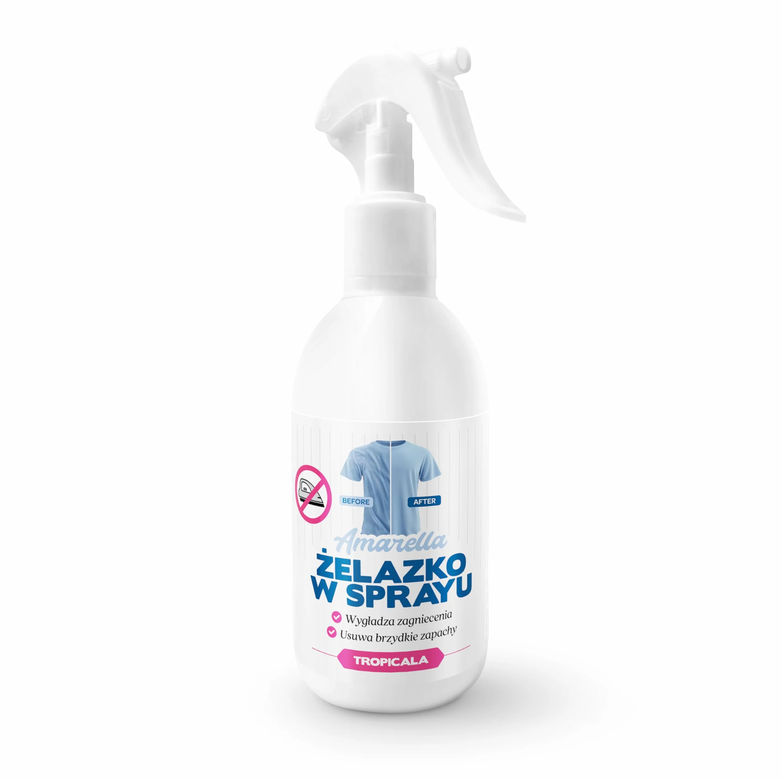 AMARELLA żelazko w sprayu zapach Crease Releaser Tropicala 250 ml wygładza