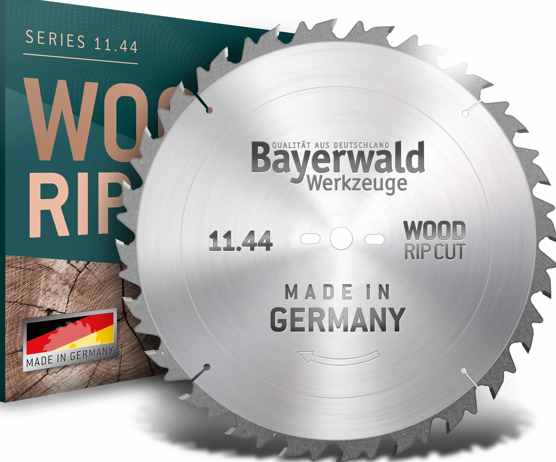 Bayerwald HM tarcza do piły tarczowej – Ø 600 x 4,2 x 30 | Z=40 WZ | seria 11.44 – do cięcia wzdłużnego (miękkie, twarde drewno, drewno egzotyczne, forniry)