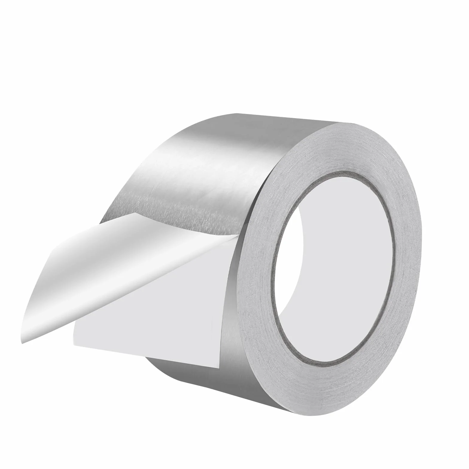 1 rolka aluminiowej taśmy klejącej 75 mm x 50 m samoprzylepna folia aluminiowa srebrna taśma klejąca odporna na wysokie temperatury taśma uszczelniająca do izolacji i izolacji rur, wentylacji