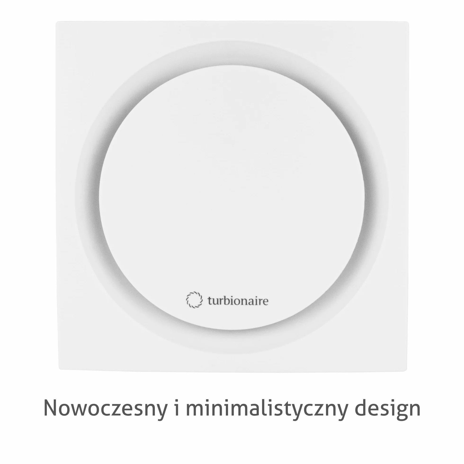 Turbionaire RING 150 SW – Wentylator łazienkowy, biały, z zaworem zwrotnym, cichy, podwójny system zasysania, średnica 150 mm, IPX4