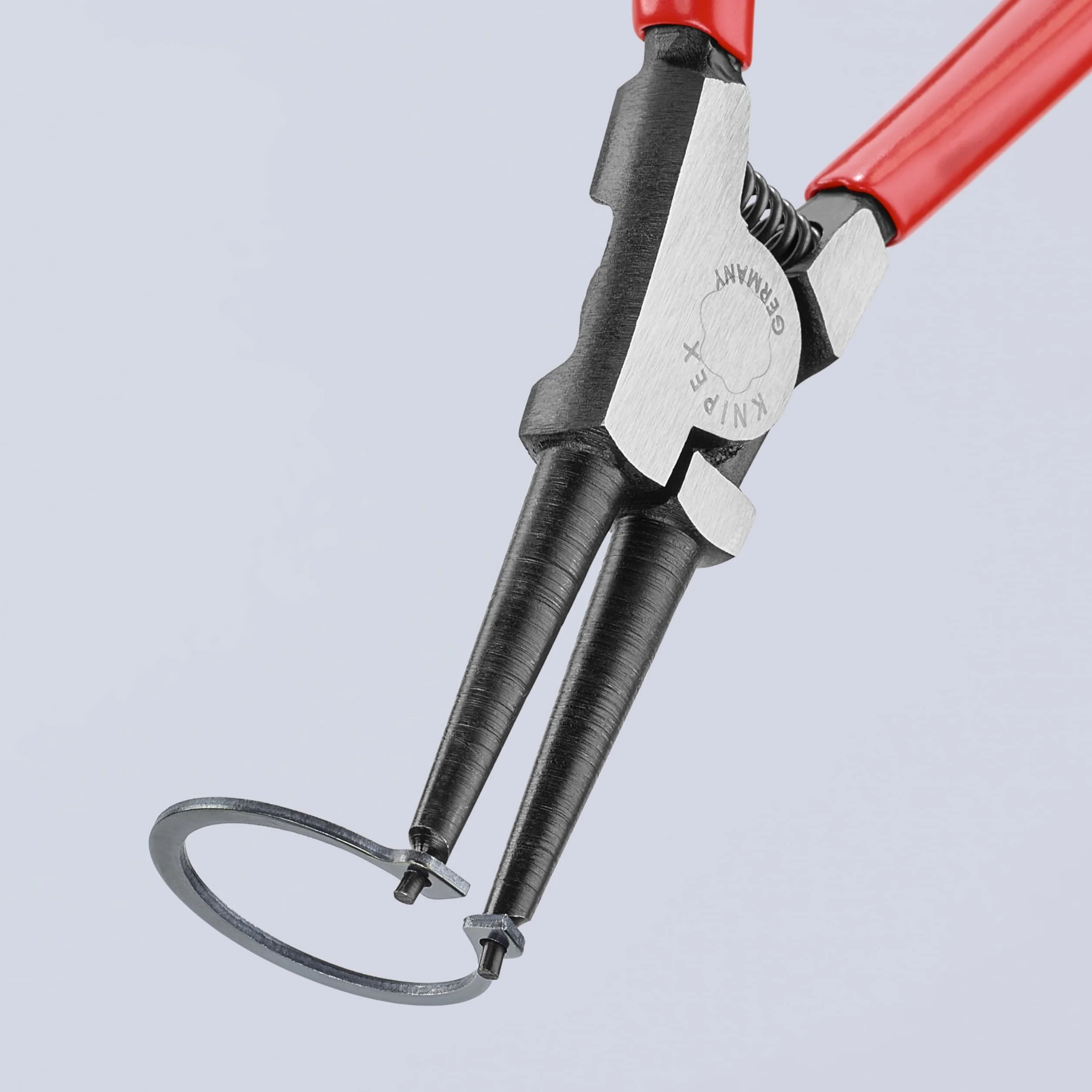 KNIPEX Tools - 2 Piece Circlip Pliers Set (9K008018US), Red
