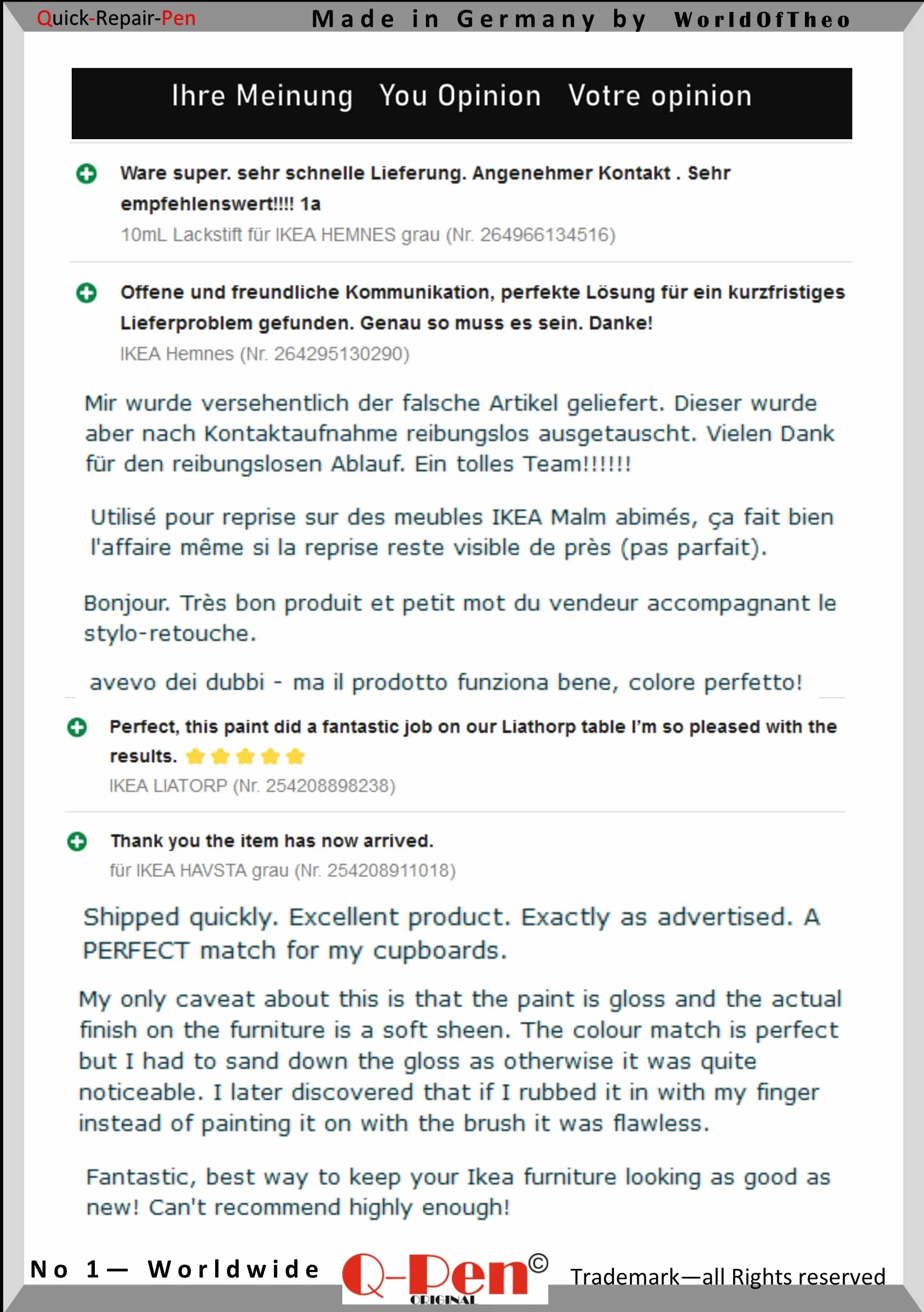 Pisak do lakieru do mebli IKEA Hemnes biały, 10 ml, korekcyjny ze zintegrowanym pędzlem, satynowe wykończenie, pokrywa zadrapania i odpryski