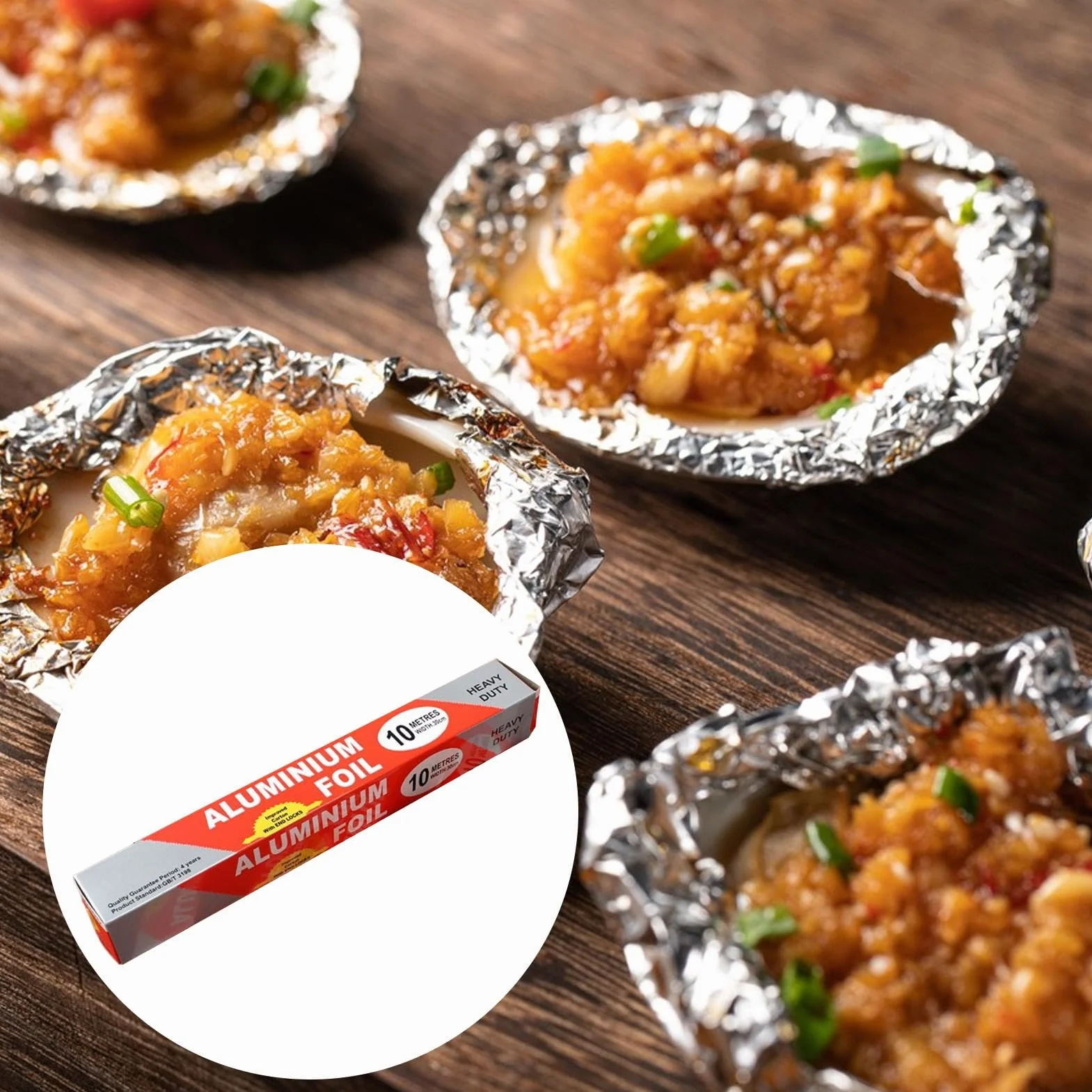 Aluminum Foil Roll, Non-stick Foil, Food Safe Foil Wrap, Kitchen Foil With Cutter, Casserole Cover Foil, Heavy-duty Aluminum Foil, Reusable Foil Roll, Kitchen Wrap Foil, Food Wrap For Leftovers, Cooki
