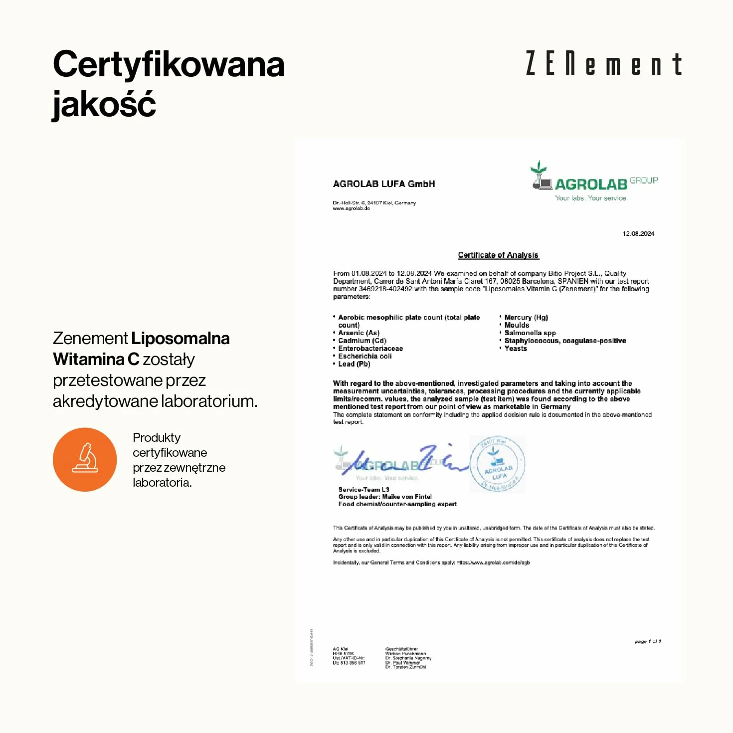 Liposomalna Witamina C, 1000mg, 180 kapsułek wegańskie | Wspiera układ odpornościowy i zmniejsza uczucie zmęczenia | Wegańska, Nie Zawiera Soi | Zenement