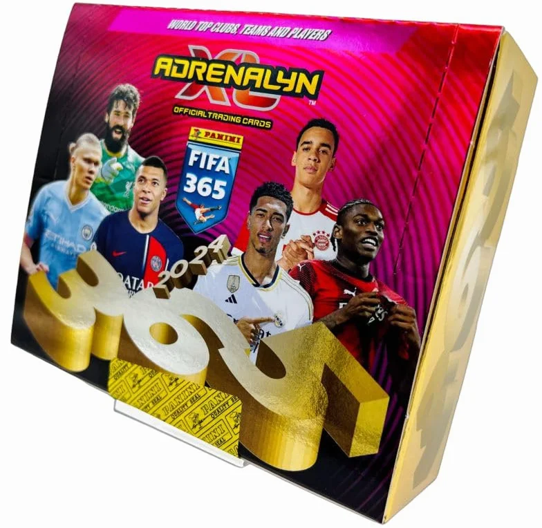 Panini FIFA 365 Adrenalyn XL kolekcja 2024 - pudełko z 24 opakowaniami, wielokolorowe