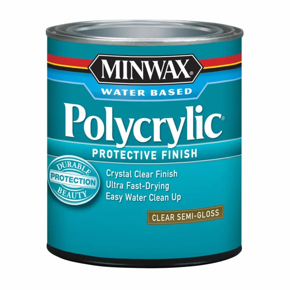 Polycrylic Protective Finish, Semi-Gloss Clear, .5-Pint -244444444