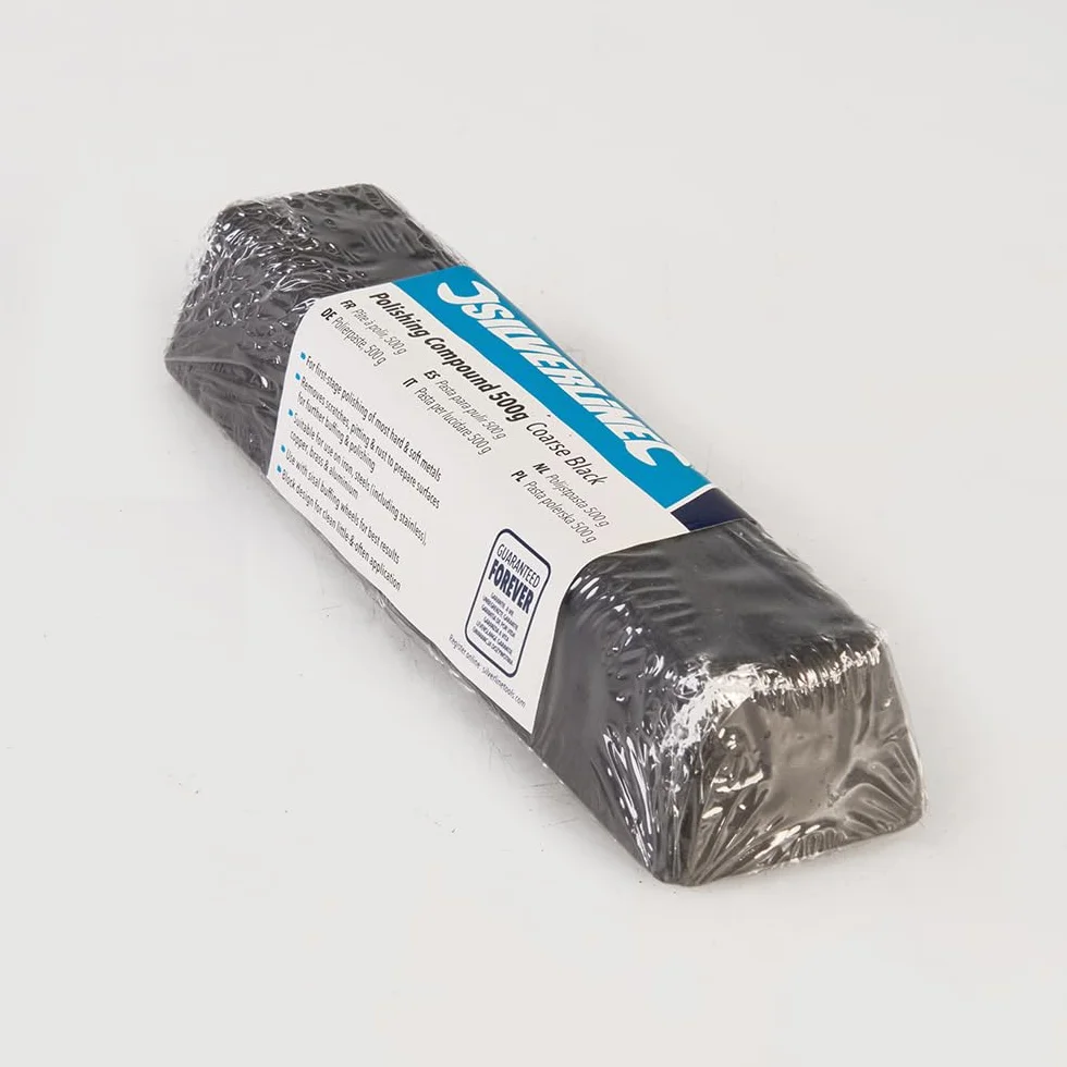 Silverline 107862 Mieszanka polerska, 500 g, gruba czerń