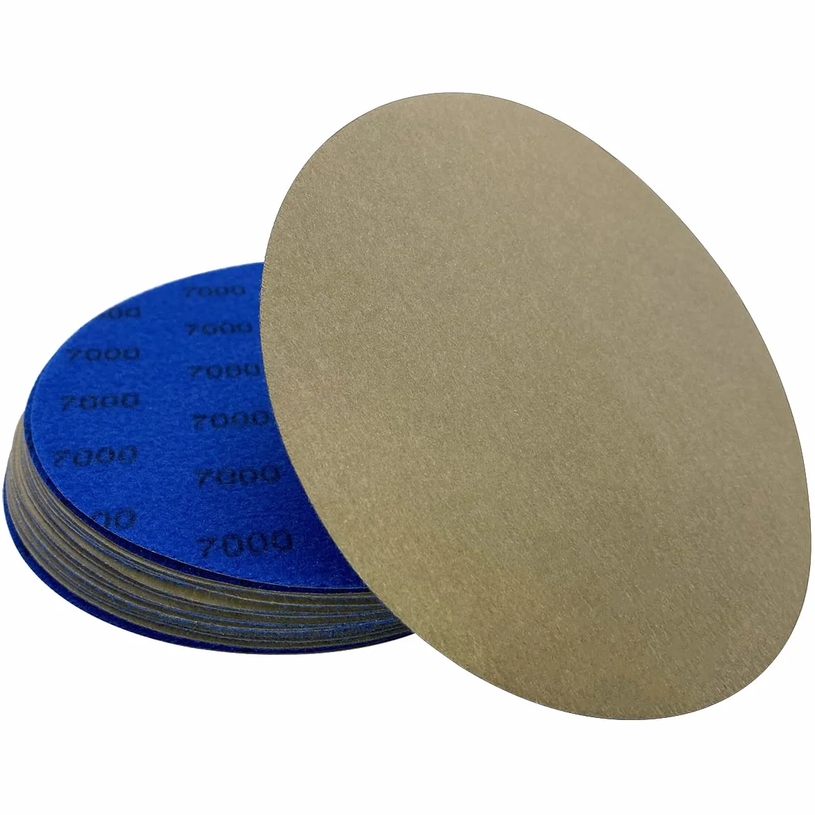 15 cm papier ścierny na mokro, 25 szt. tarcza szlifierska 7000 z wysokiej jakości węglika krzemowego, polerowana na rzep papier ścierny do automatycznego polerowania lub usuwania rozciągania
